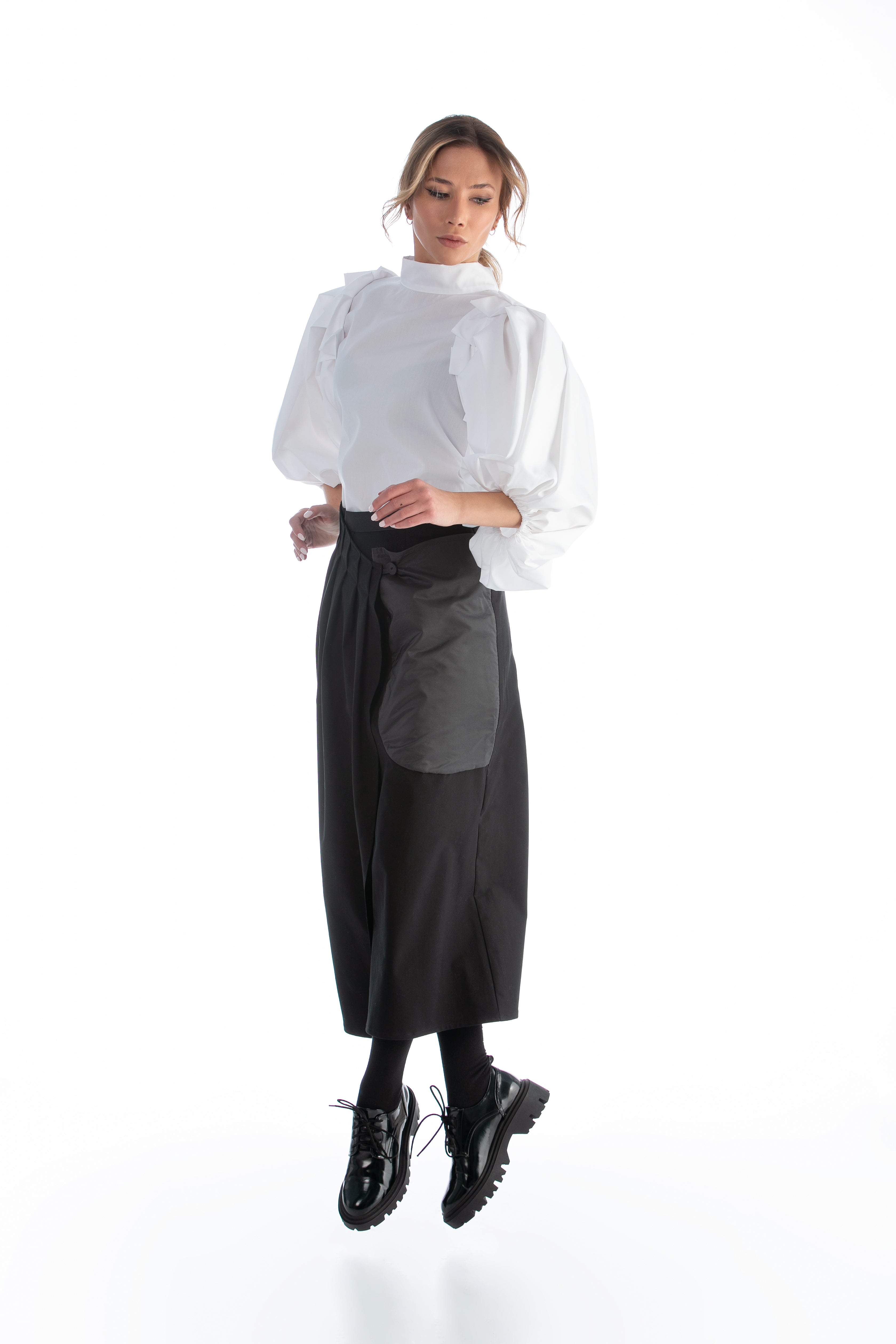 Wrap Skirt with One Pocket