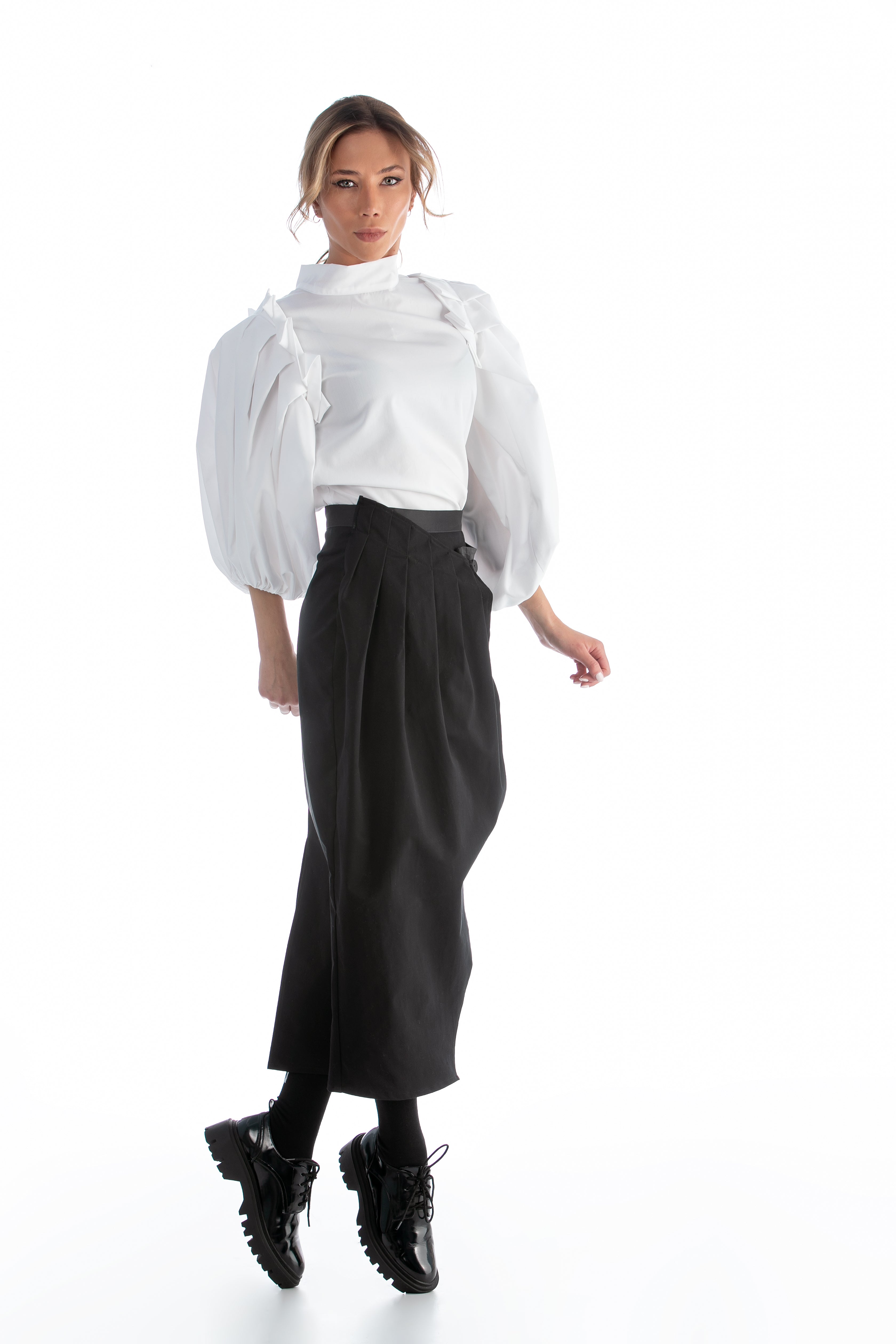 Wrap Skirt with One Pocket