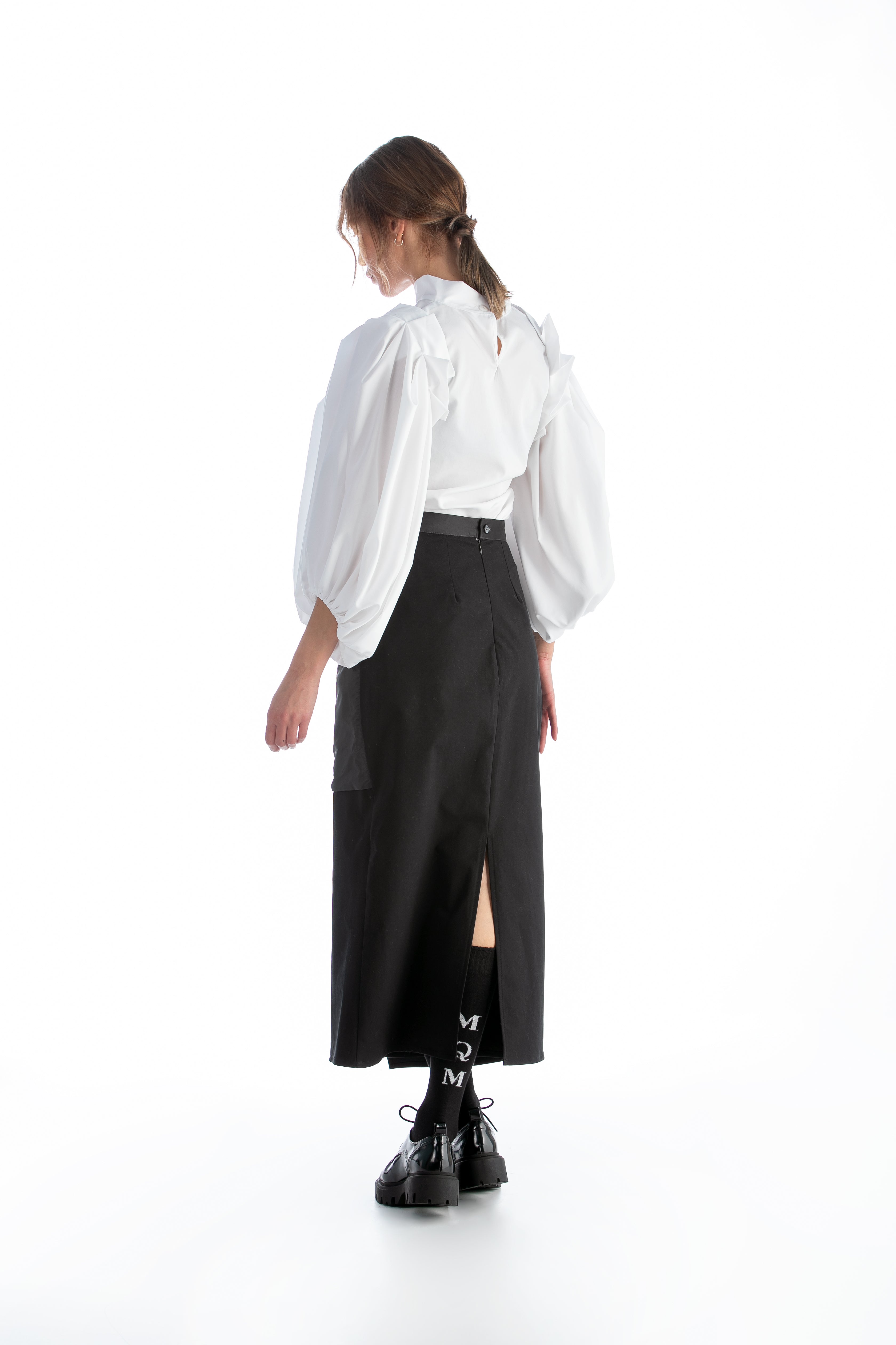 Wrap Skirt with One Pocket