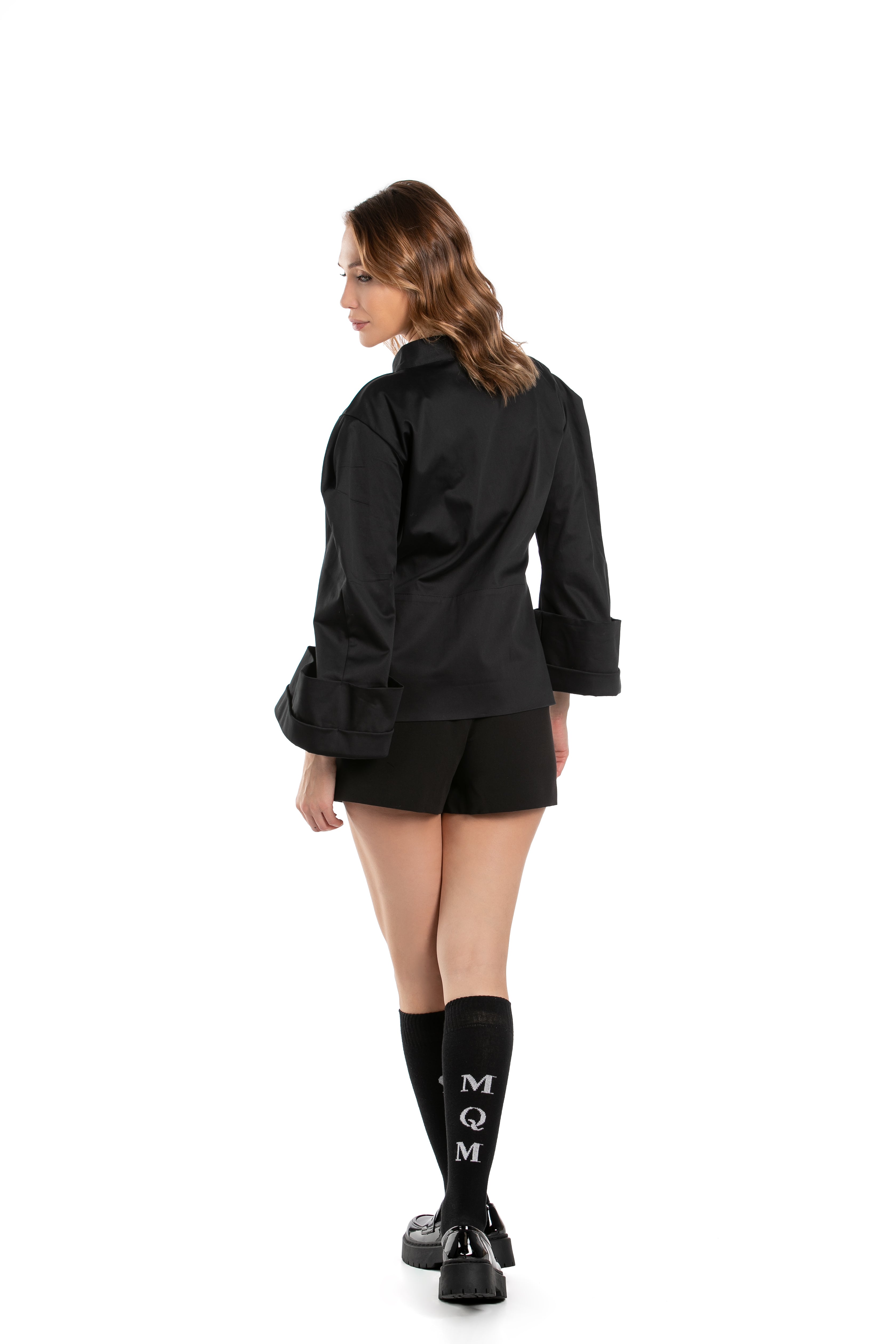 Jacket With Oversized Cuffs