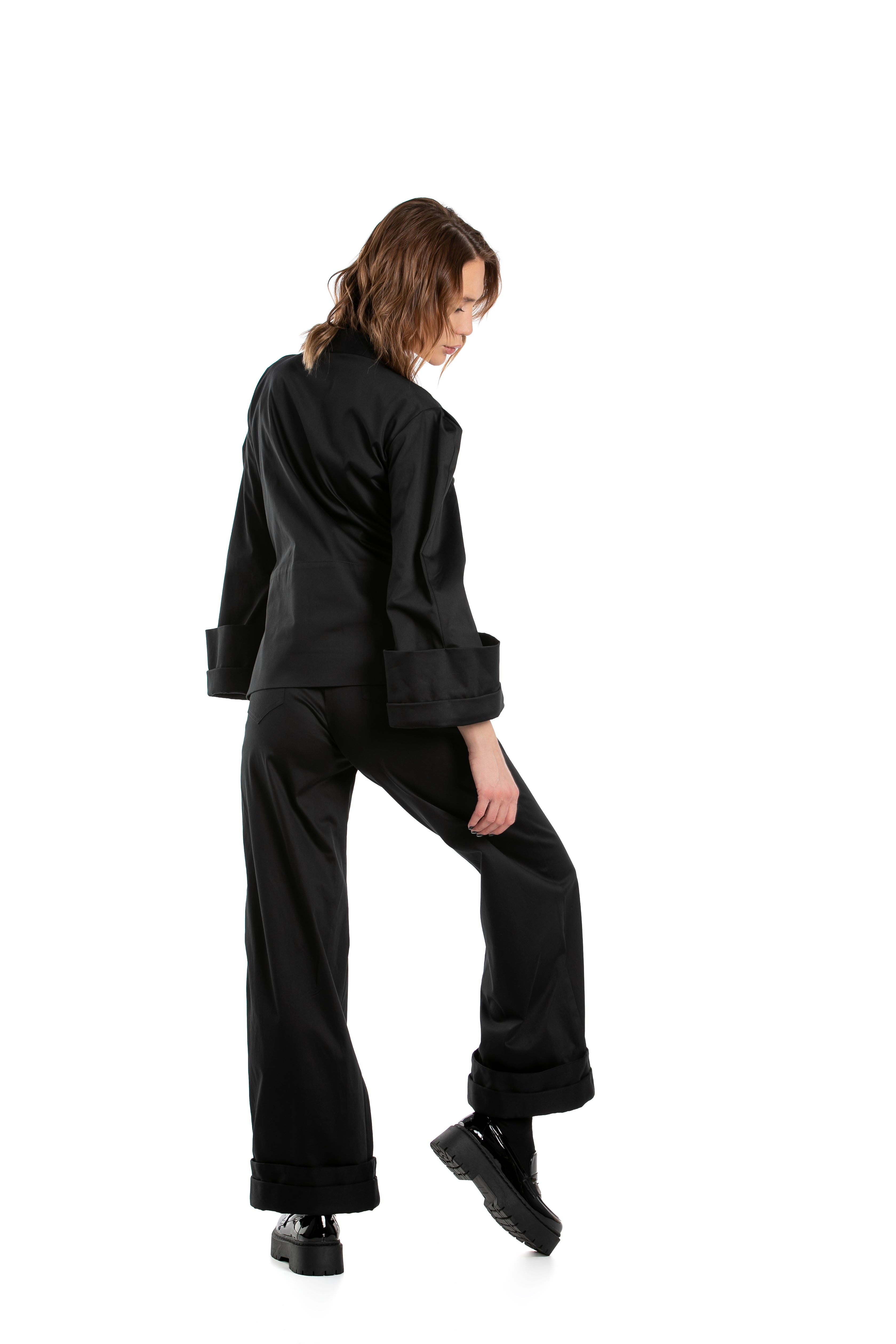 Jacket With Oversized Cuffs