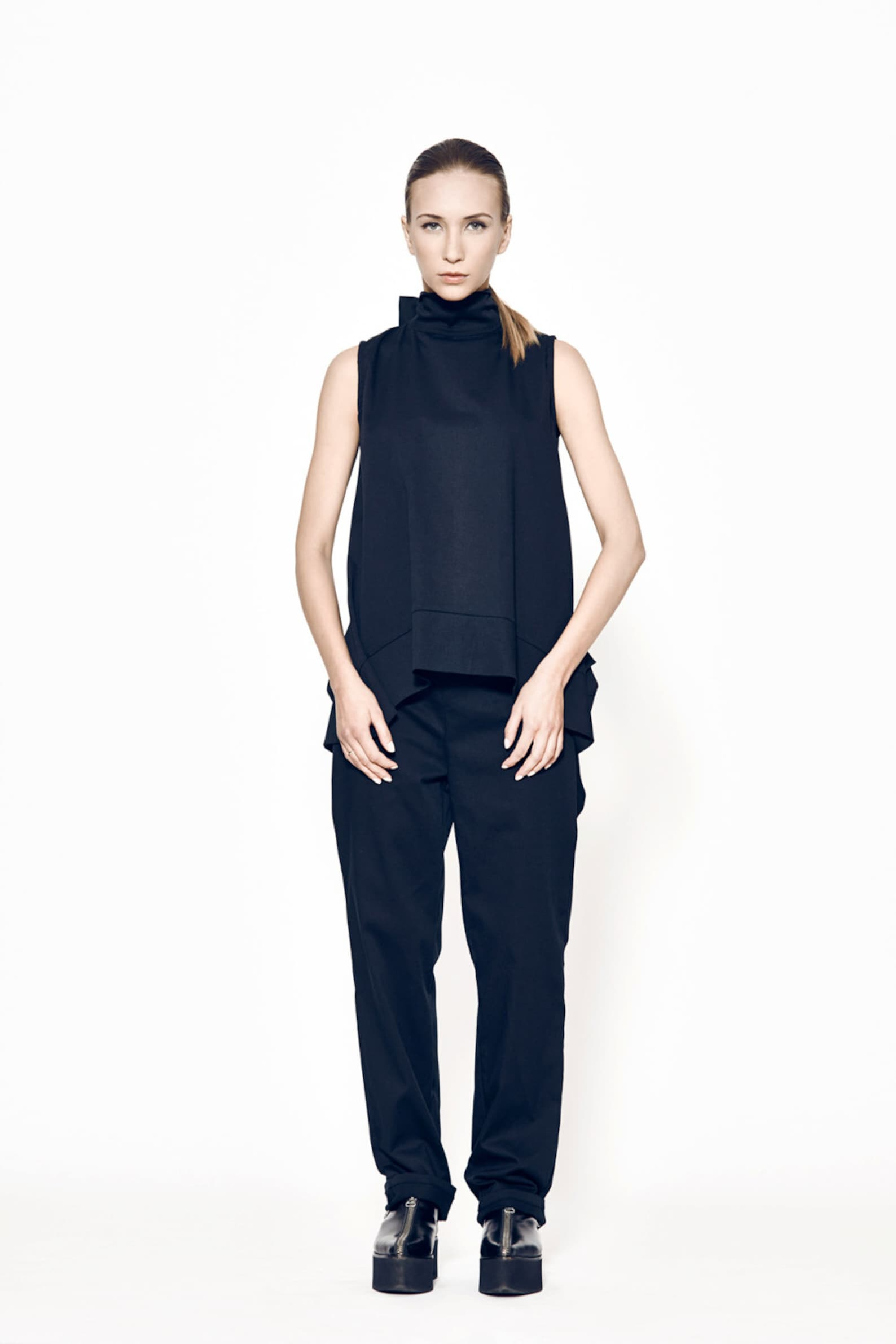 Jumpsuit With High Neck
