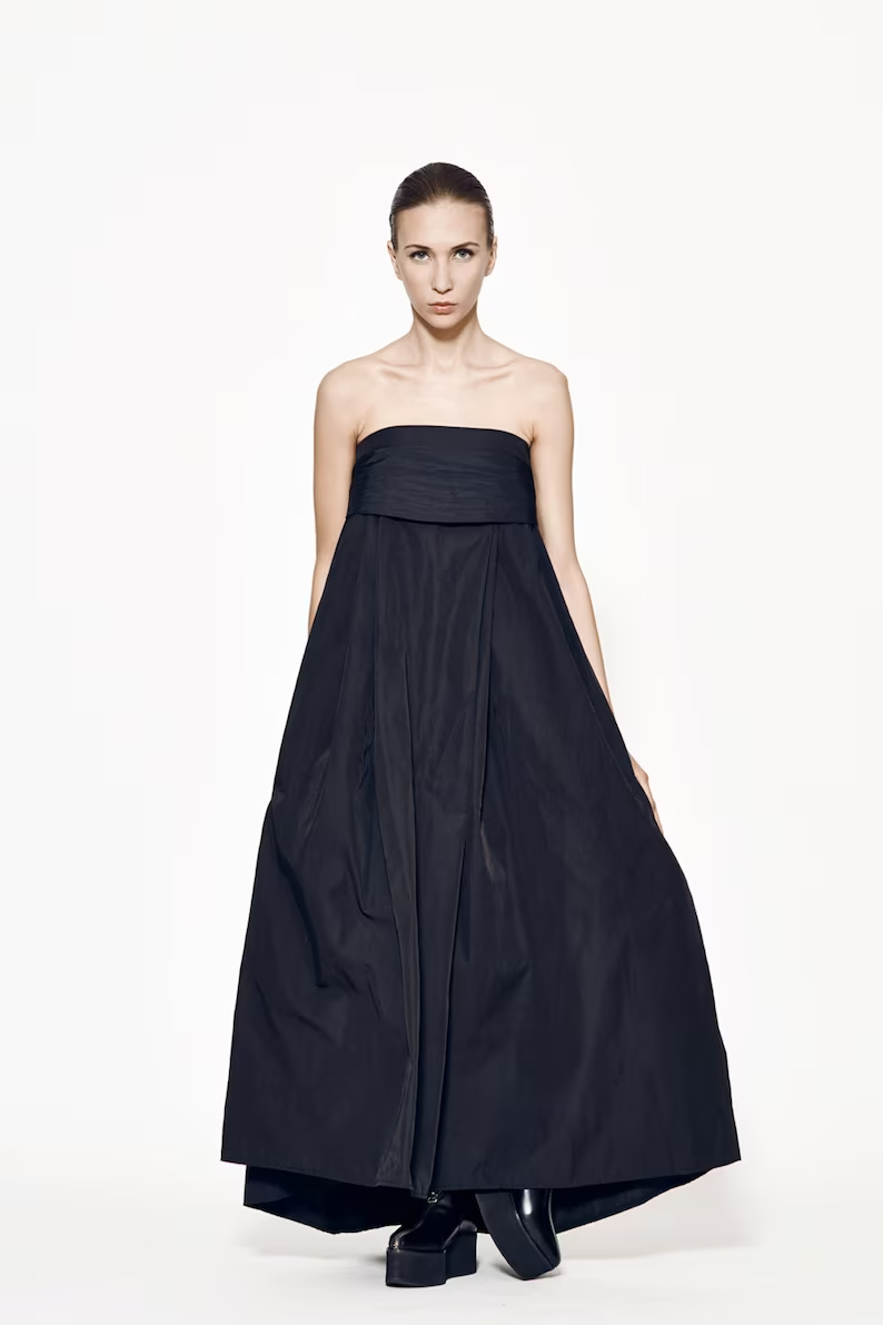 Strapless Maxi Dress