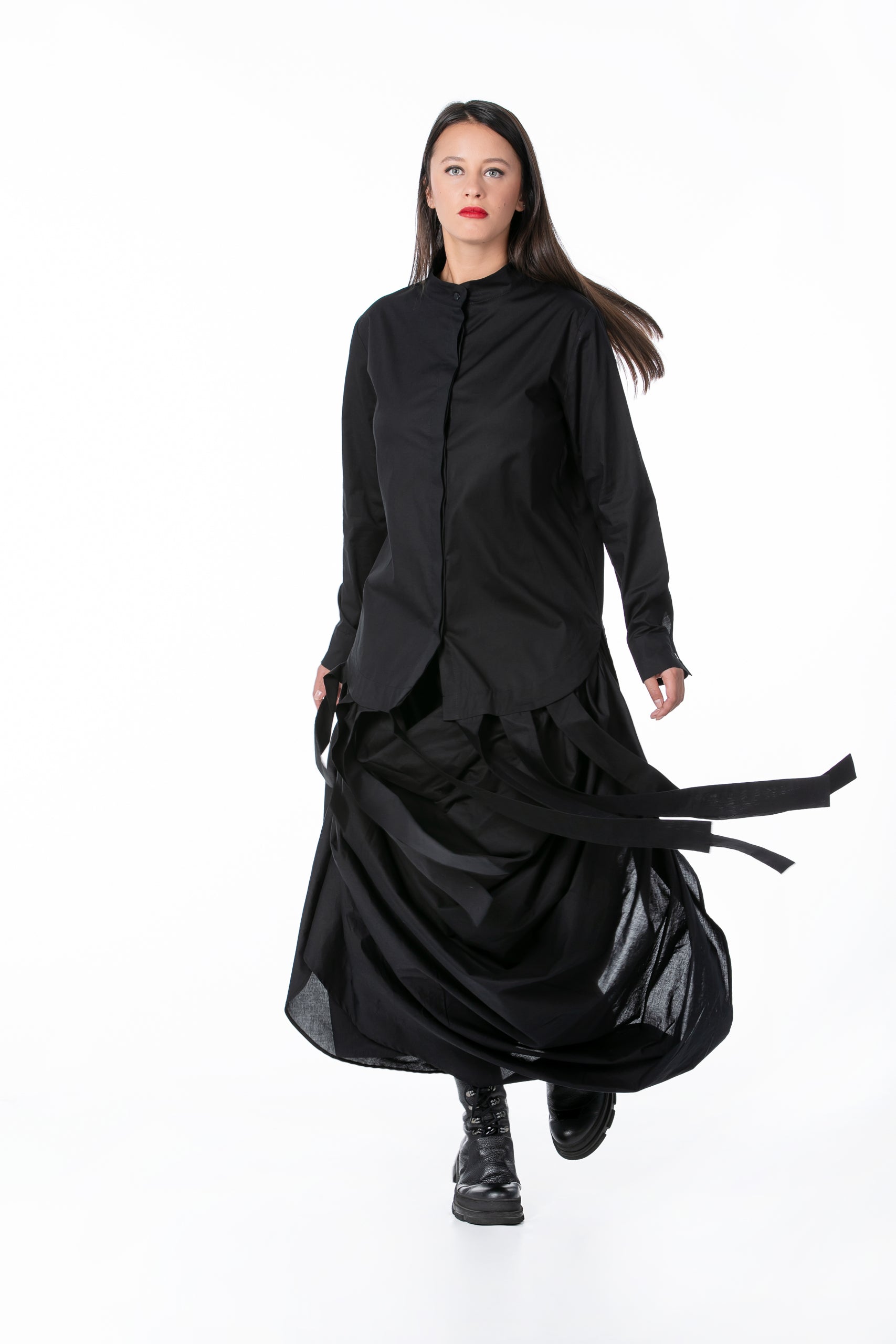 Avant Garde Tunic Top with Ribbons