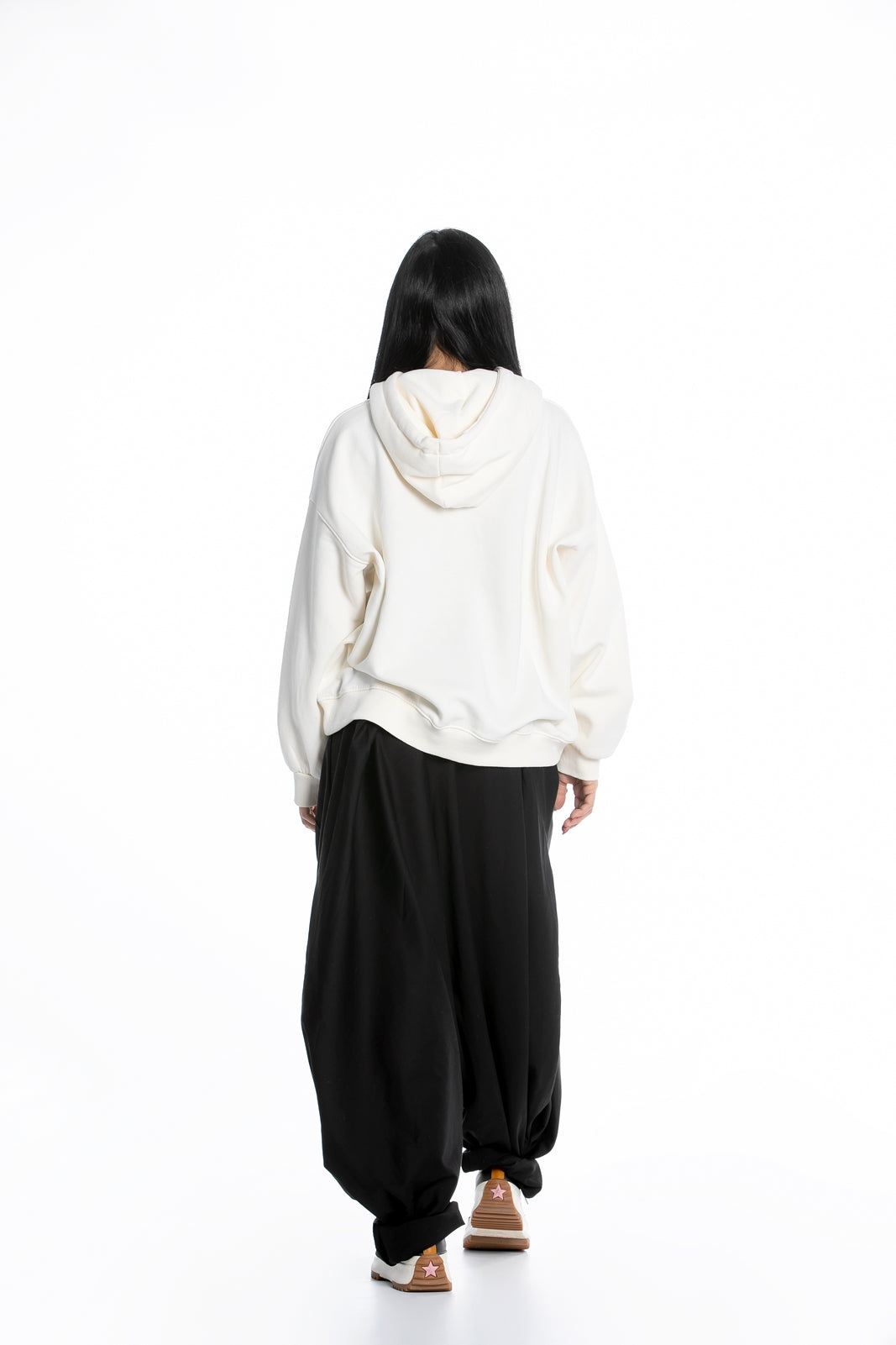 Deconstructed Pants in Black