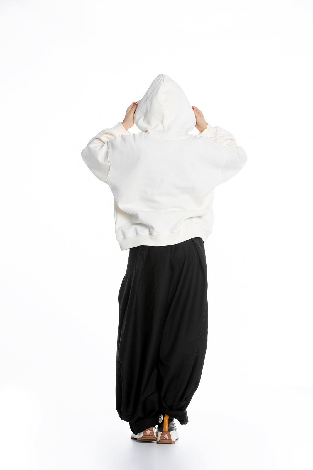 Deconstructed Pants in Black