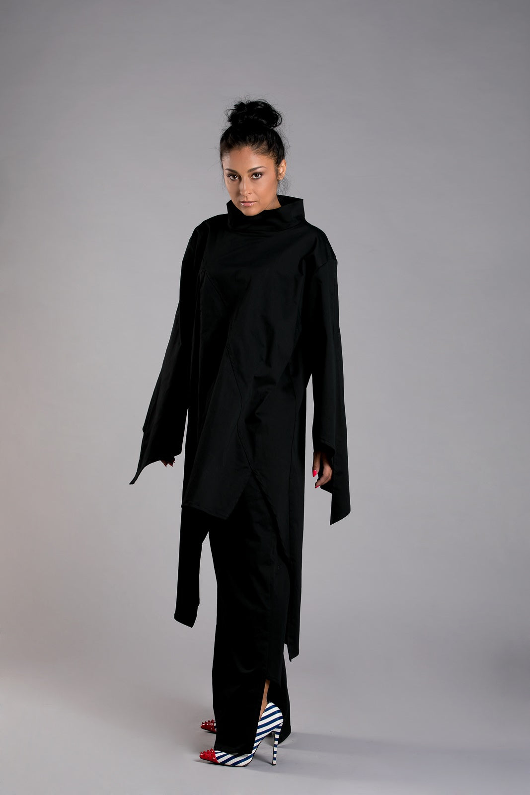 Black Kimono Top