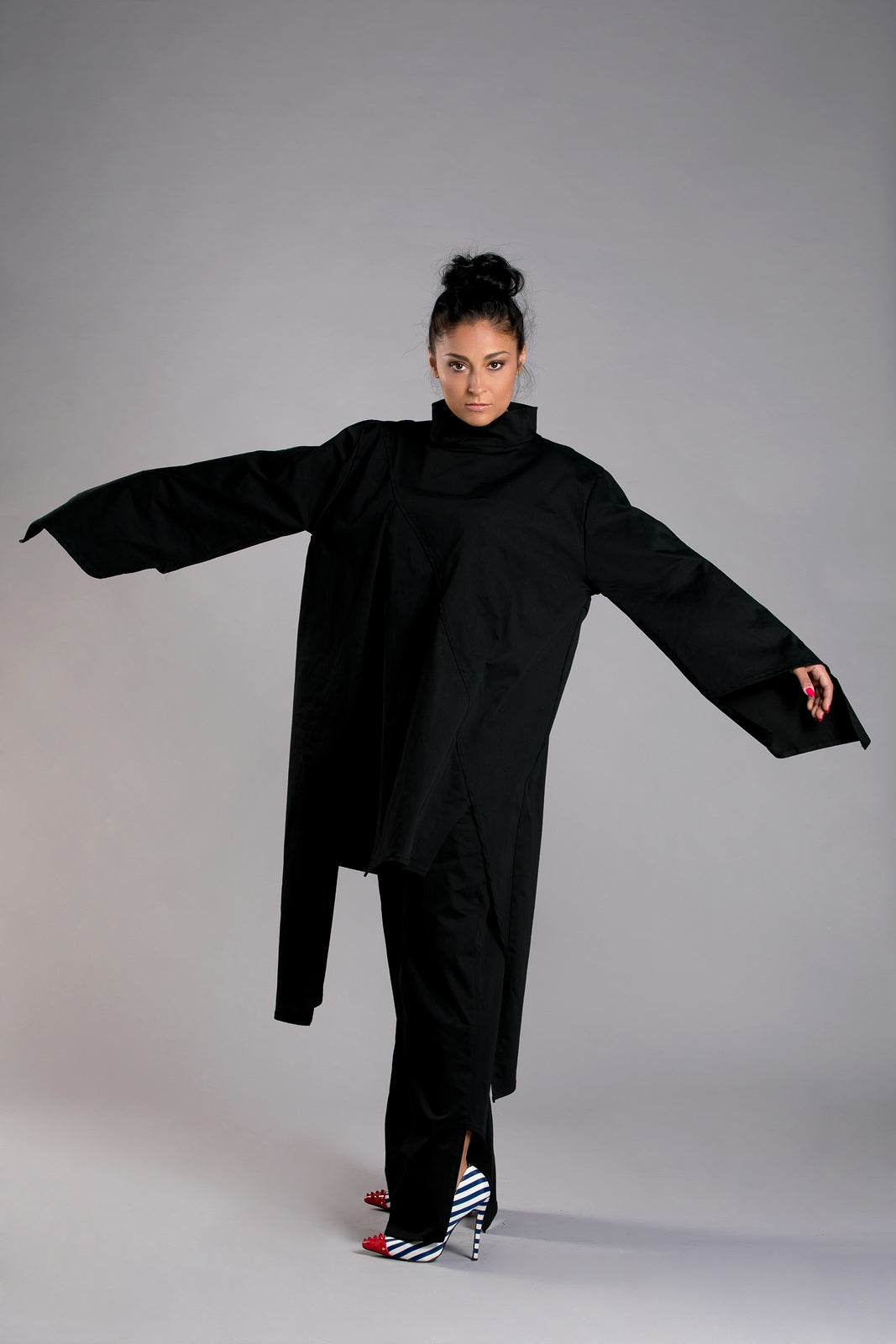 Black Kimono Top