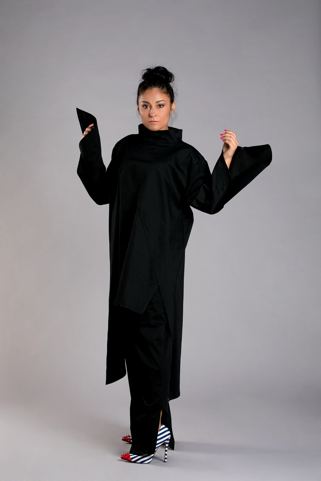 Black Kimono Top