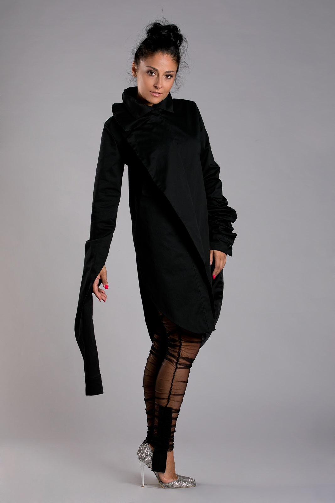 Black Tulle Pants