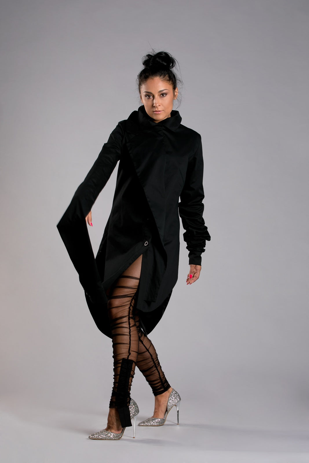 Black Tulle Pants