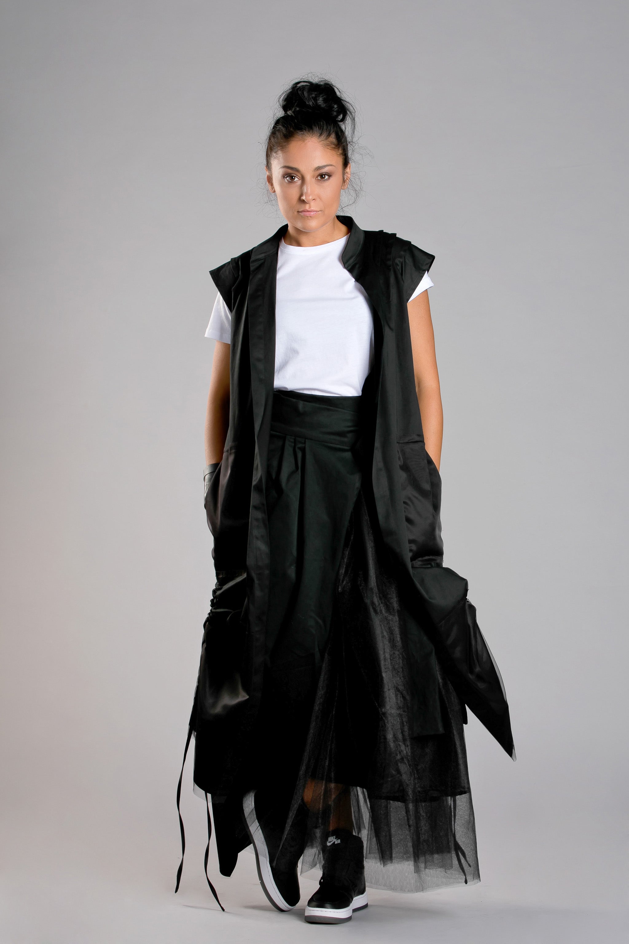 Long Deconstructed Vest