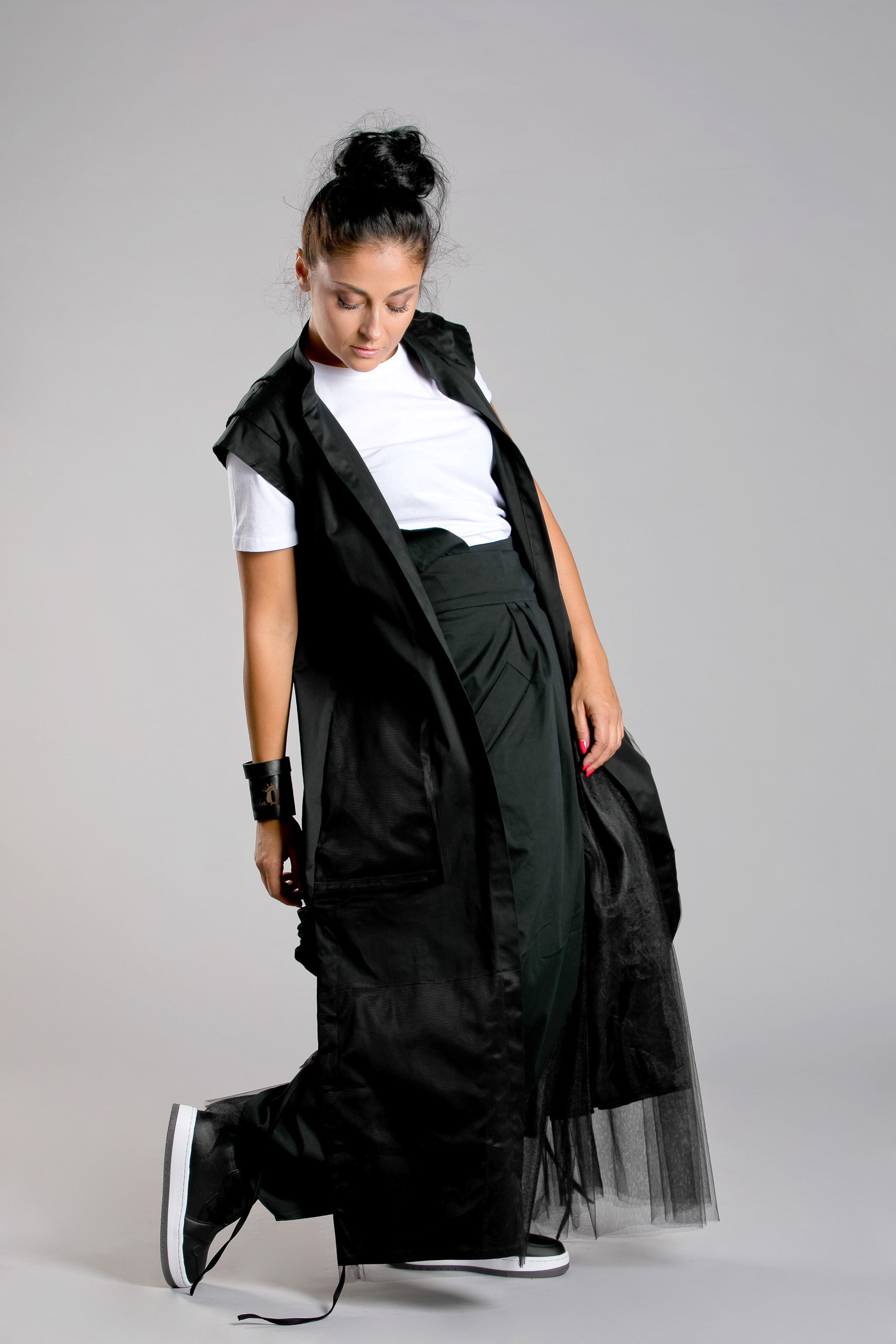 Long Deconstructed Vest