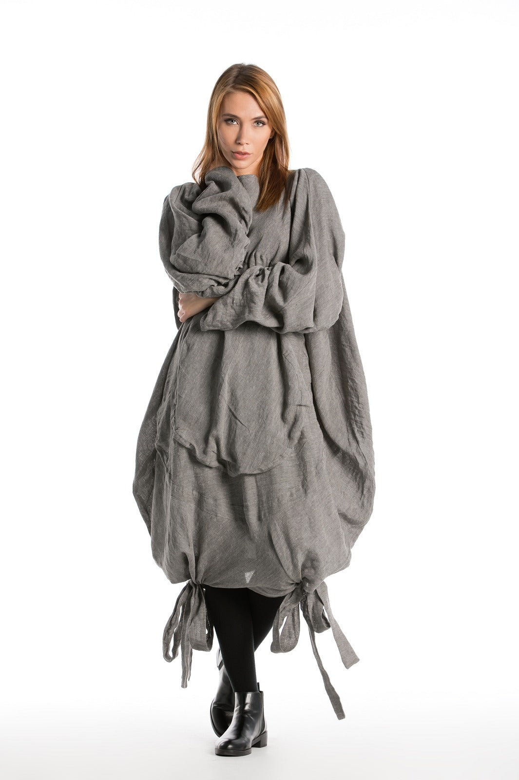 Oversized Linen Dress