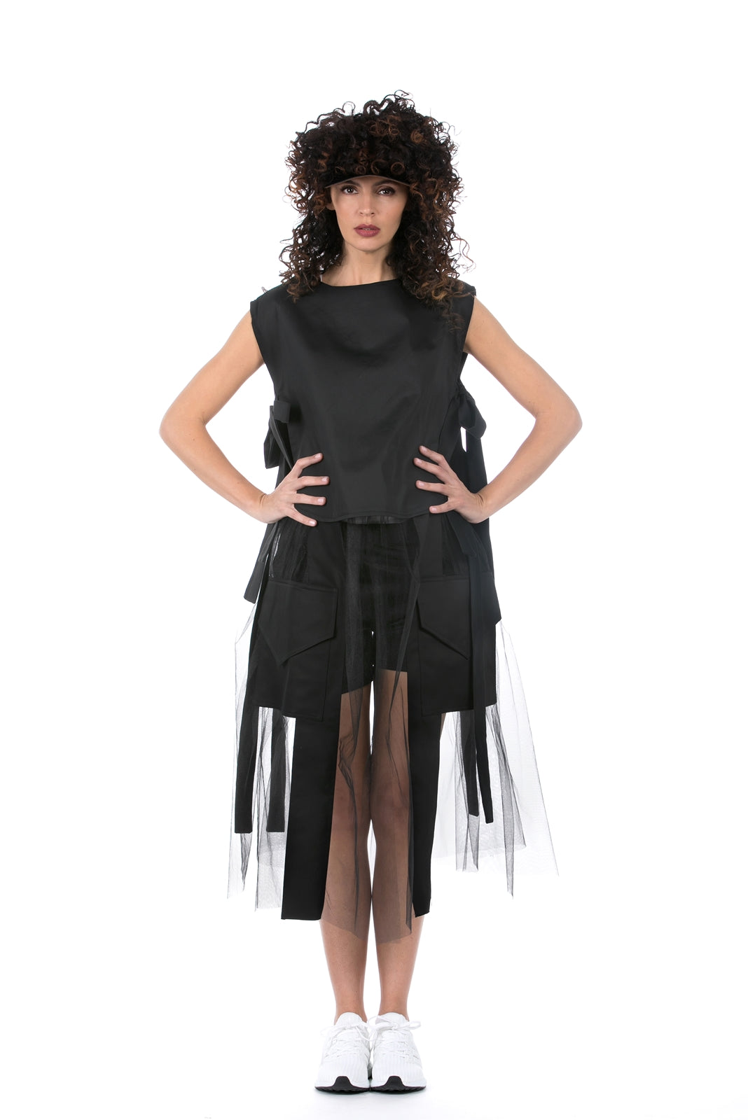 Black Avant Garde Top | MariaQueenMaria