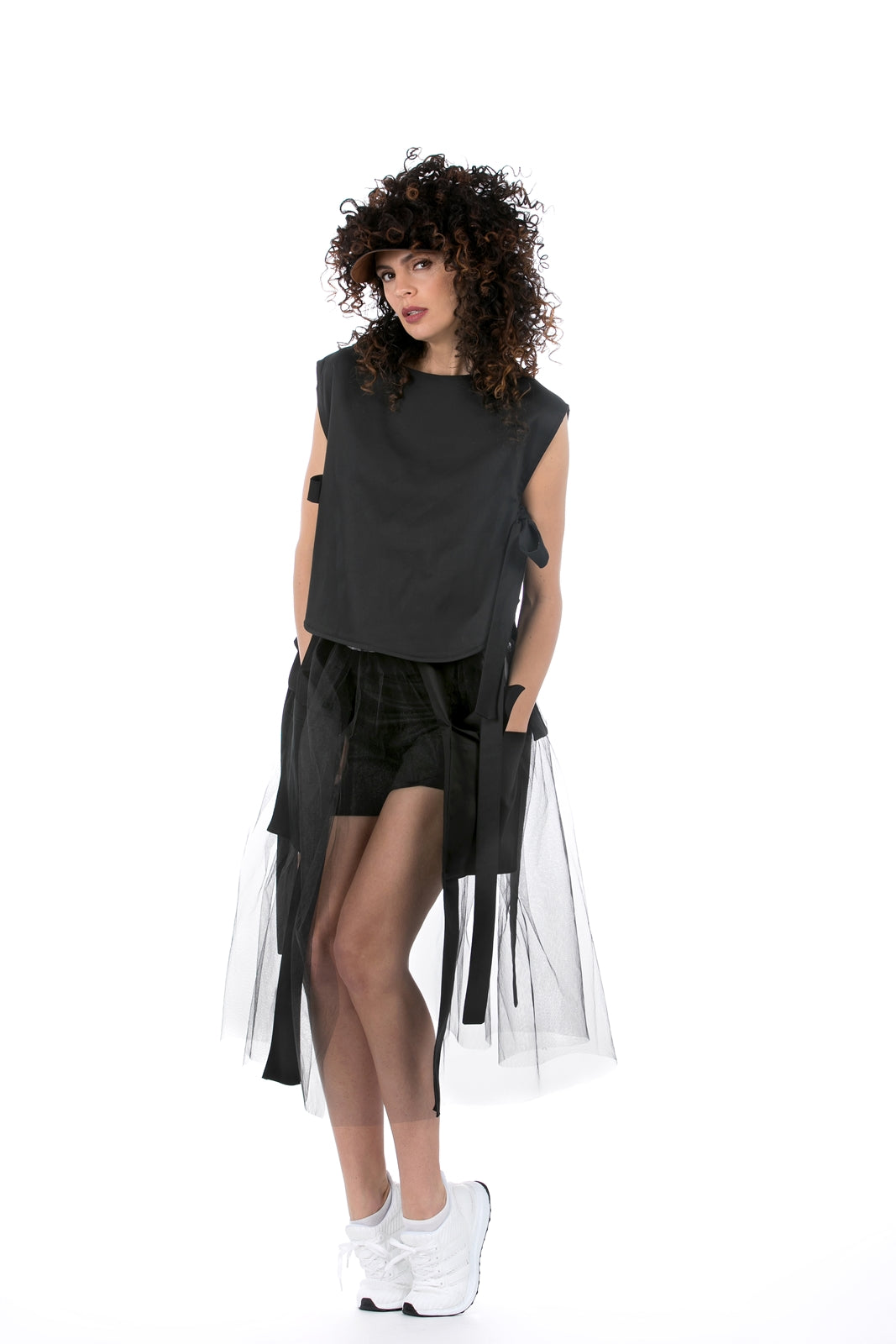 Black Avant Garde Top