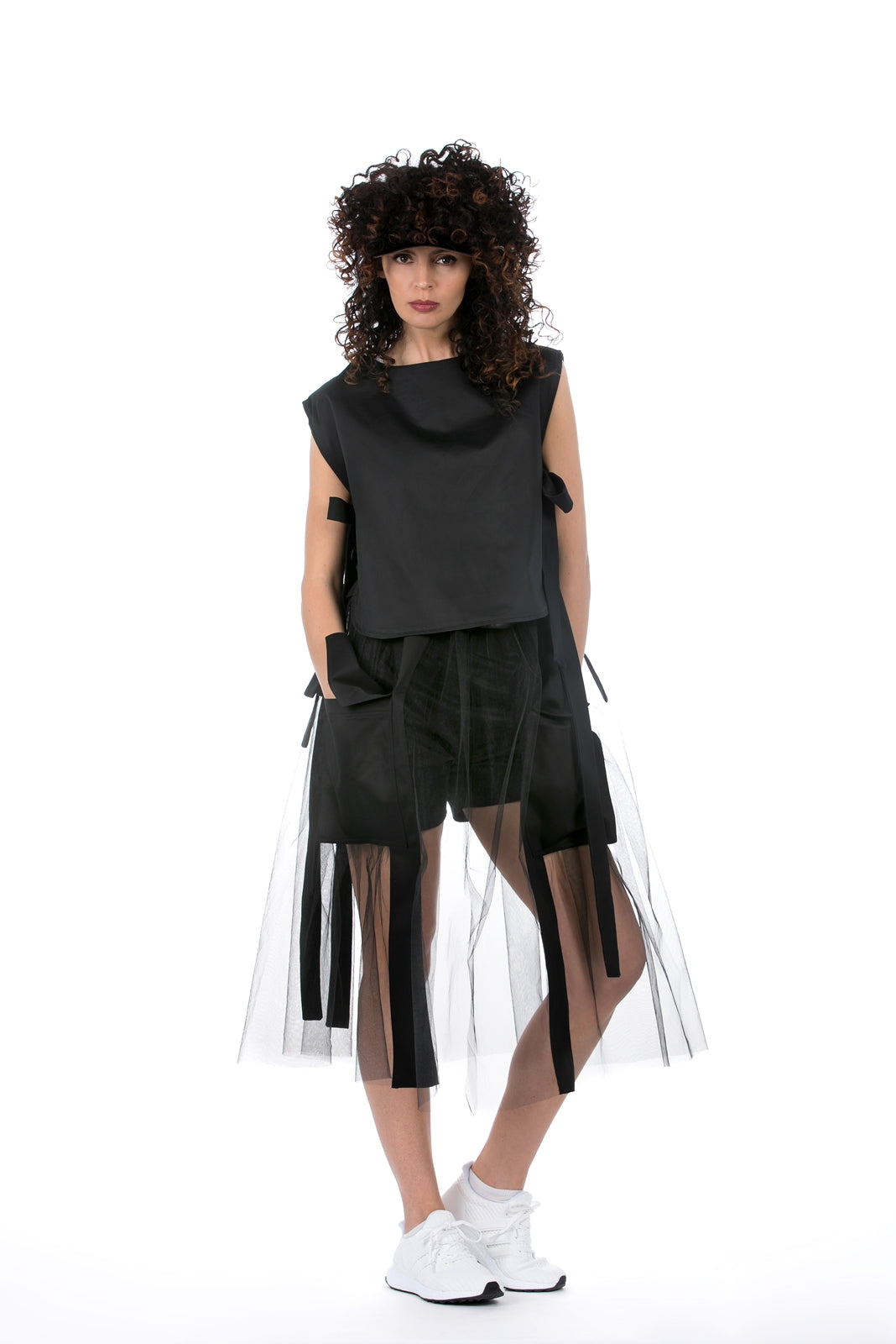 Black Avant Garde Top