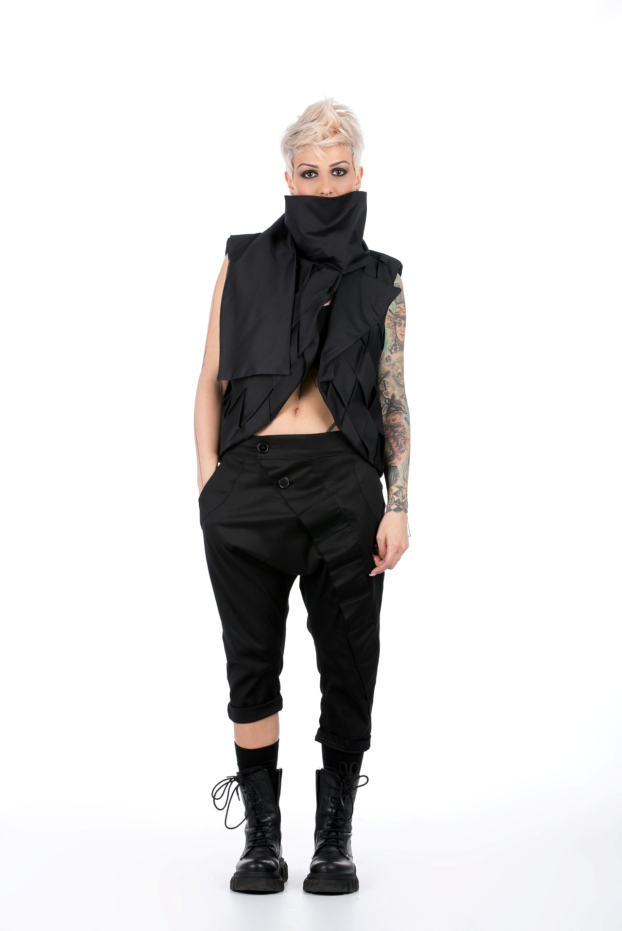 Black Avant Garde Vest