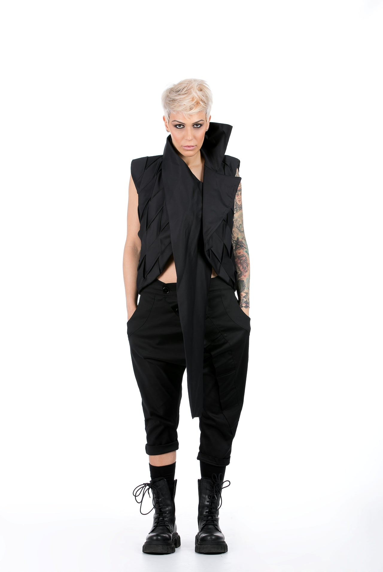 Black Avant Garde Vest