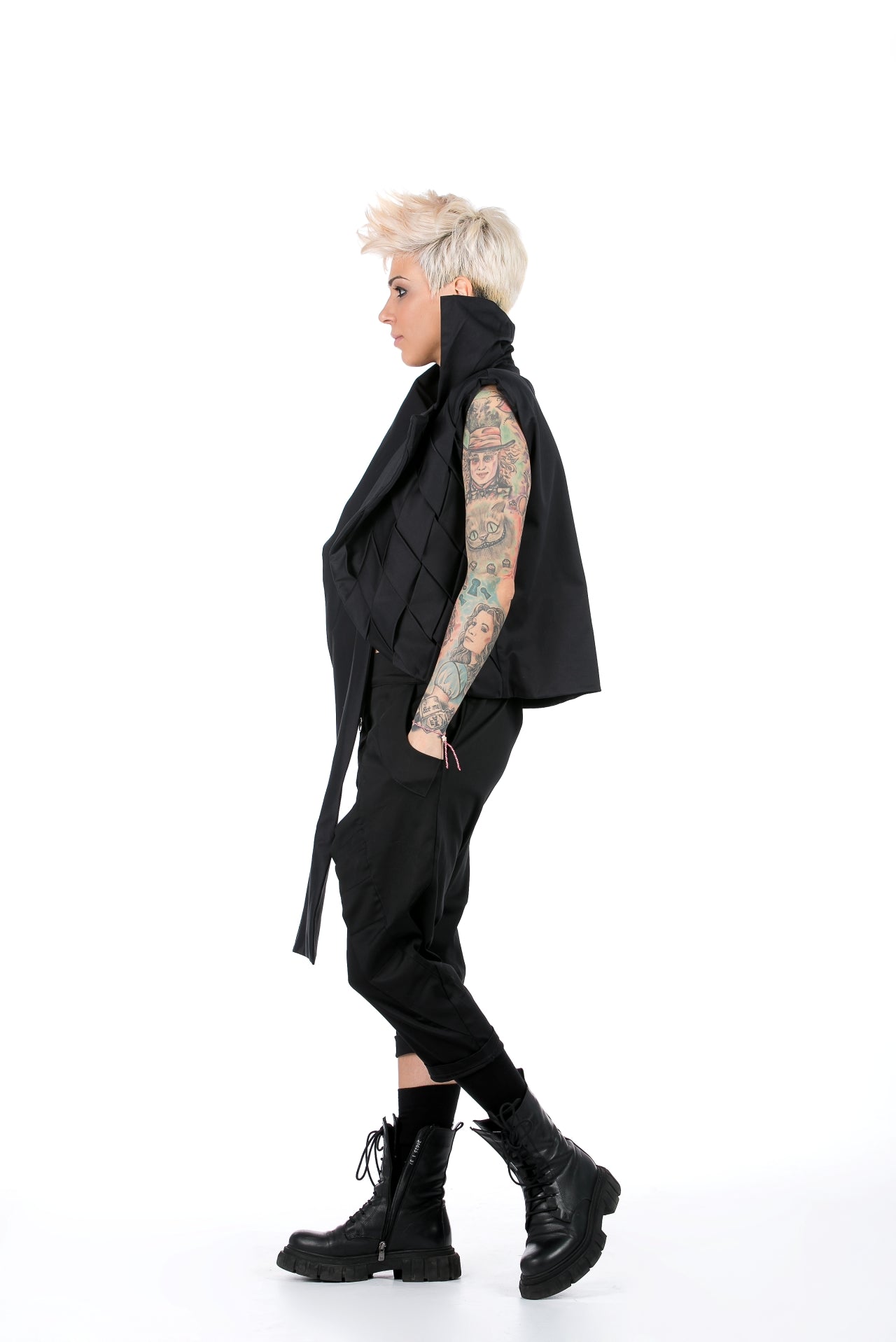 Black Avant Garde Vest