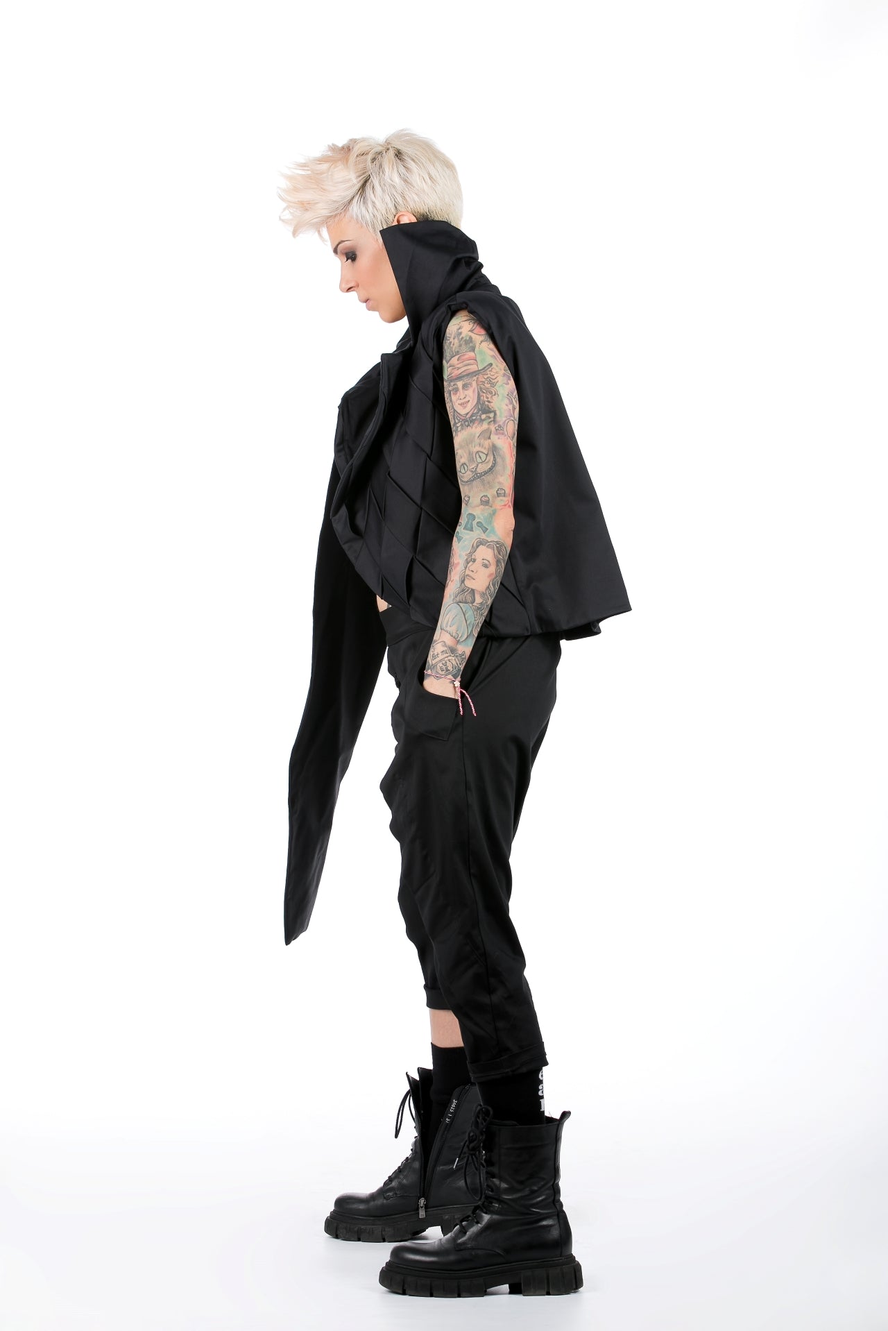 Black Avant Garde Vest