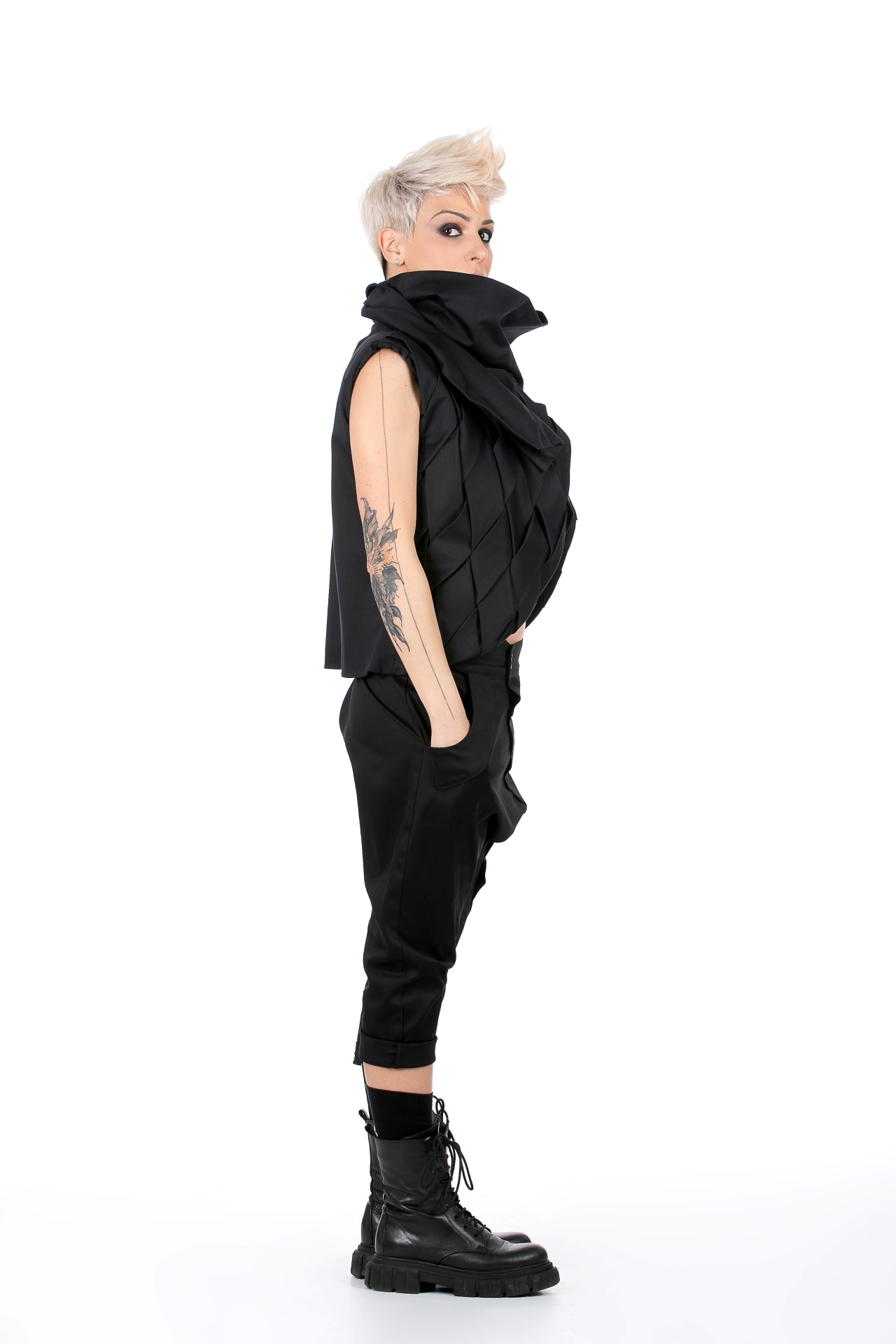 Black Avant Garde Vest