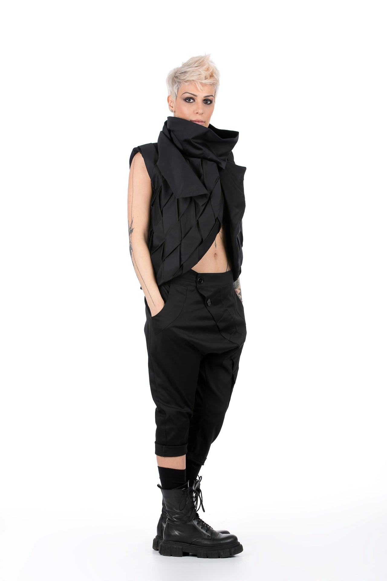 Black Avant Garde Vest