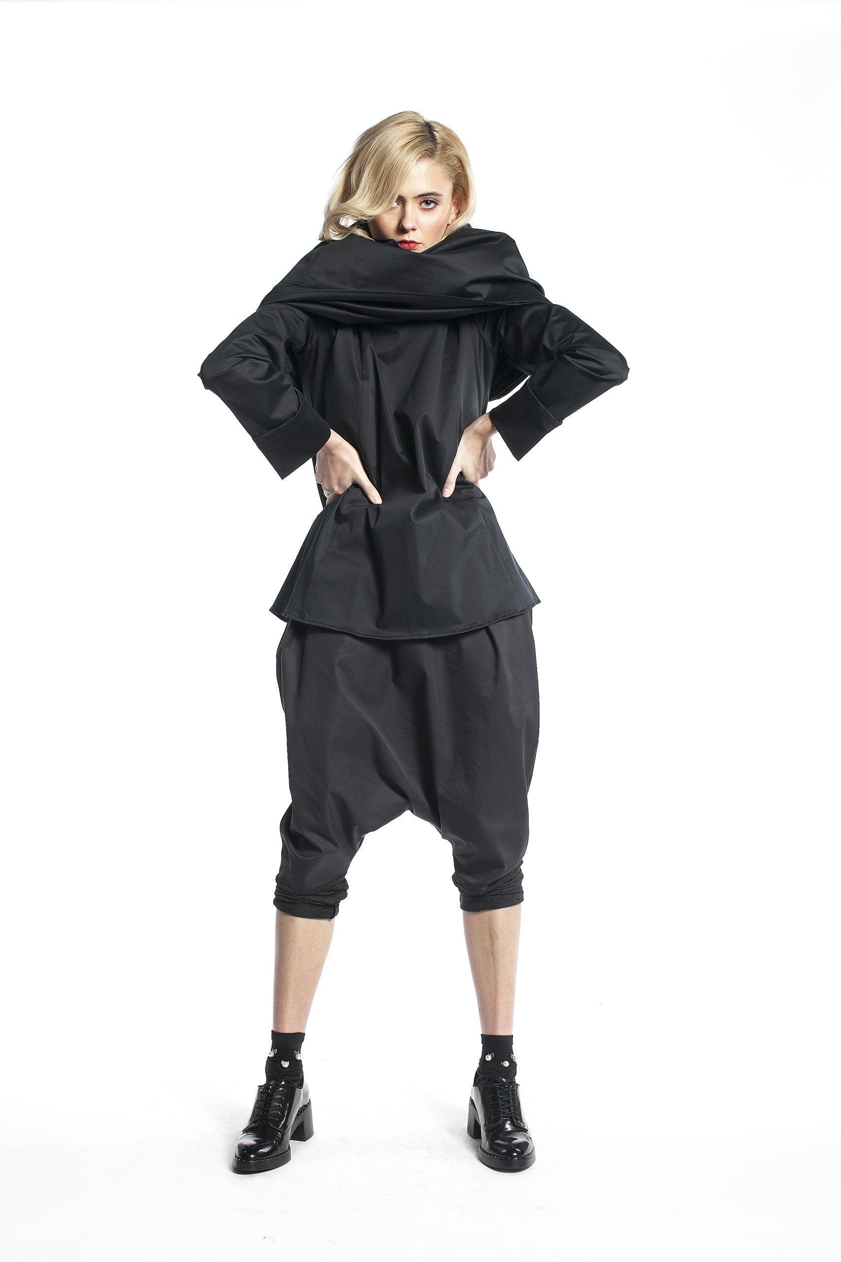 High Neck Wrap Jacket