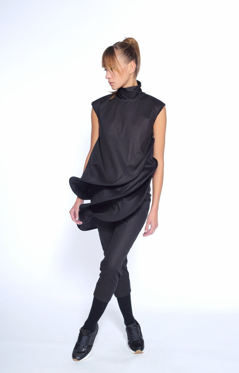 Deconstructed Black Jumpsuit