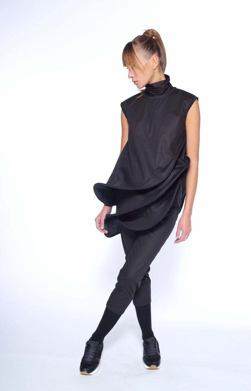 Deconstructed Black Jumpsuit