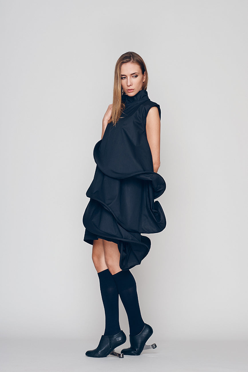 Deconstructed Wave Dress