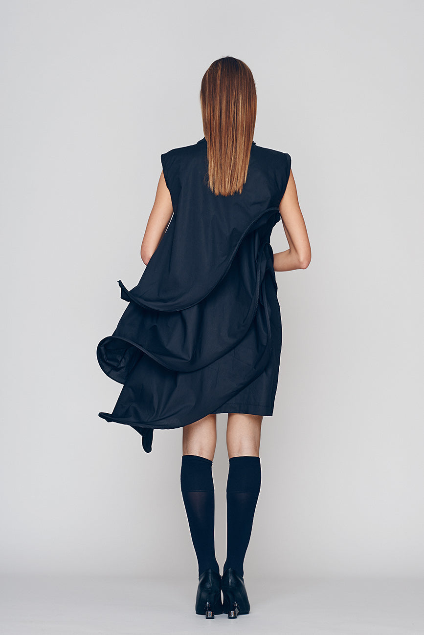 Deconstructed Wave Dress