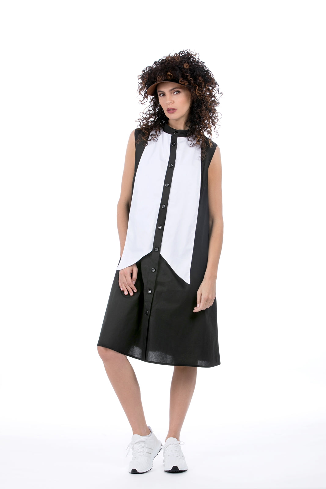 Black and White Women's Dress