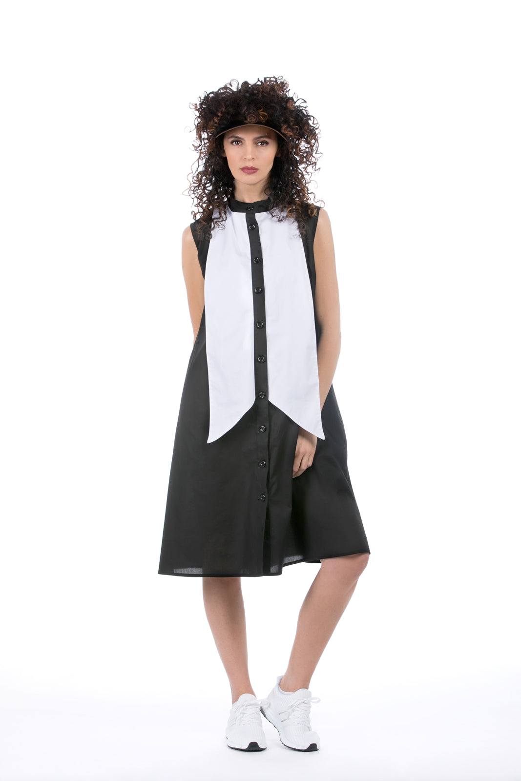 Black and White Women's Dress