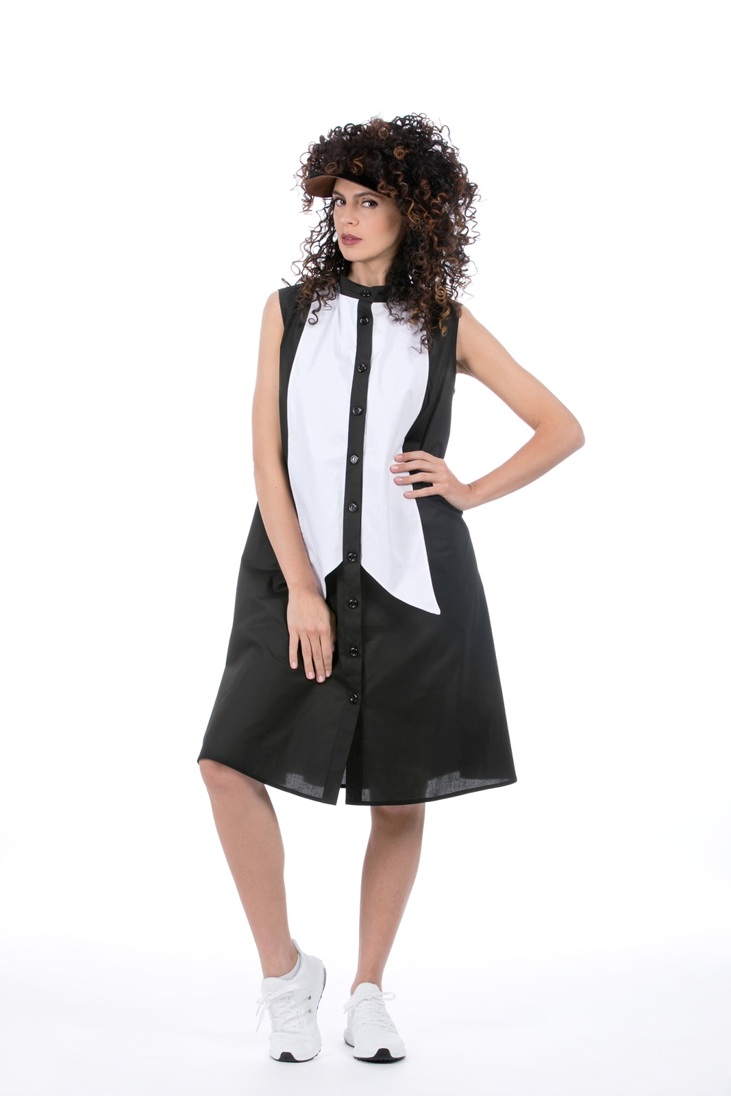 Black and White Women's Dress