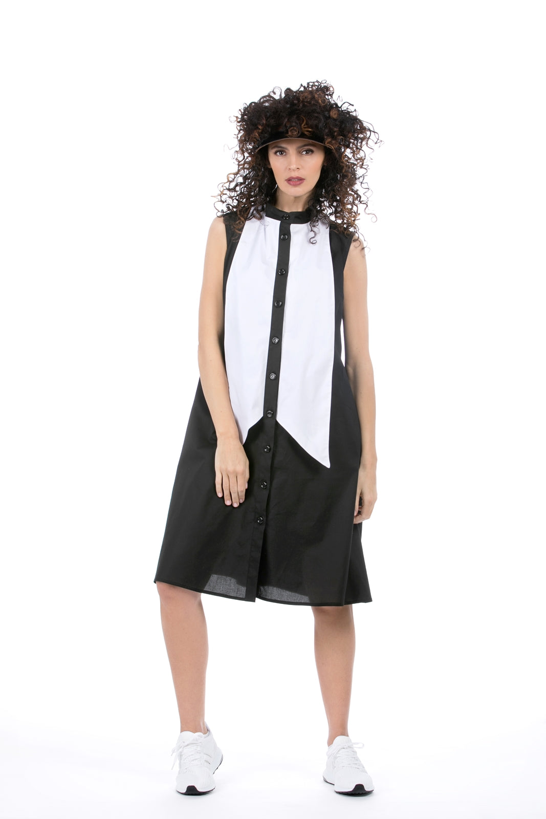 Black and White Women's Dress