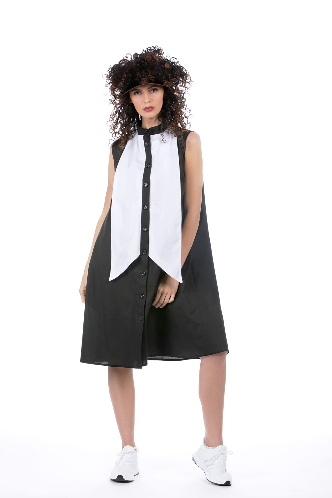 Black and White Women's Dress