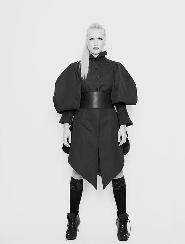 Jacket with Oversized Sleeves