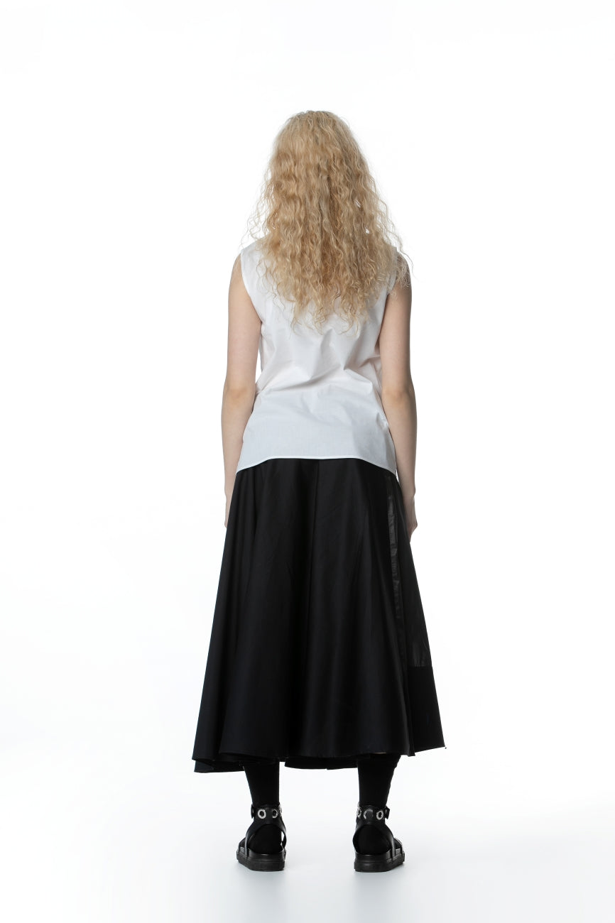 Cotton and Taffeta Skirt