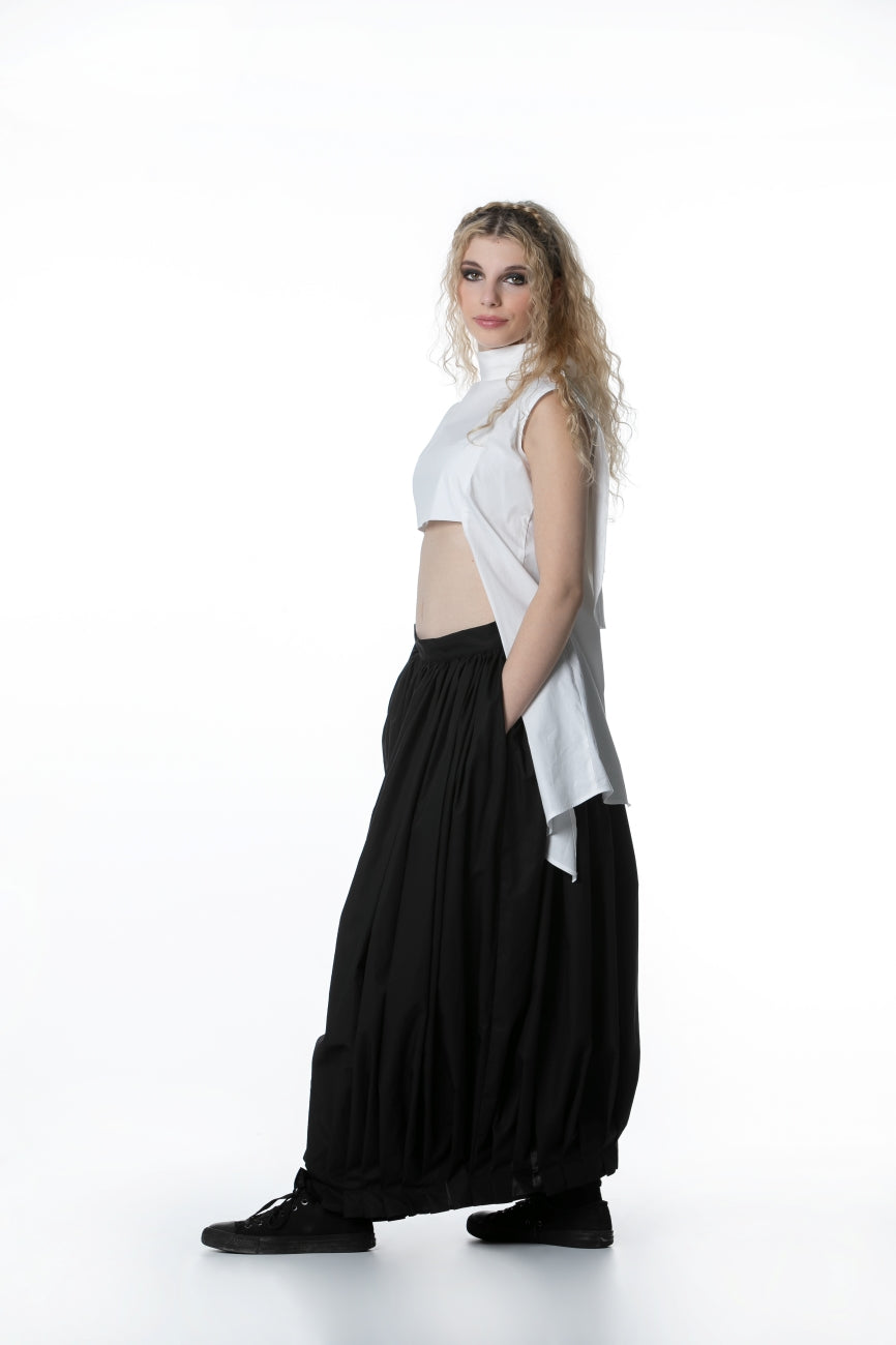 Black Maxi Skirt With High Waist