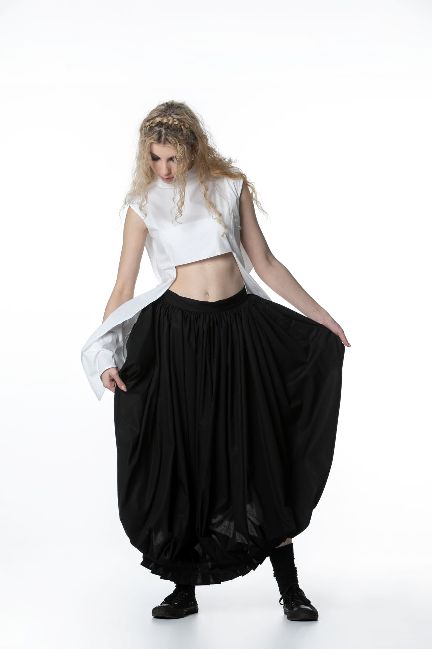 Black Maxi Skirt With High Waist