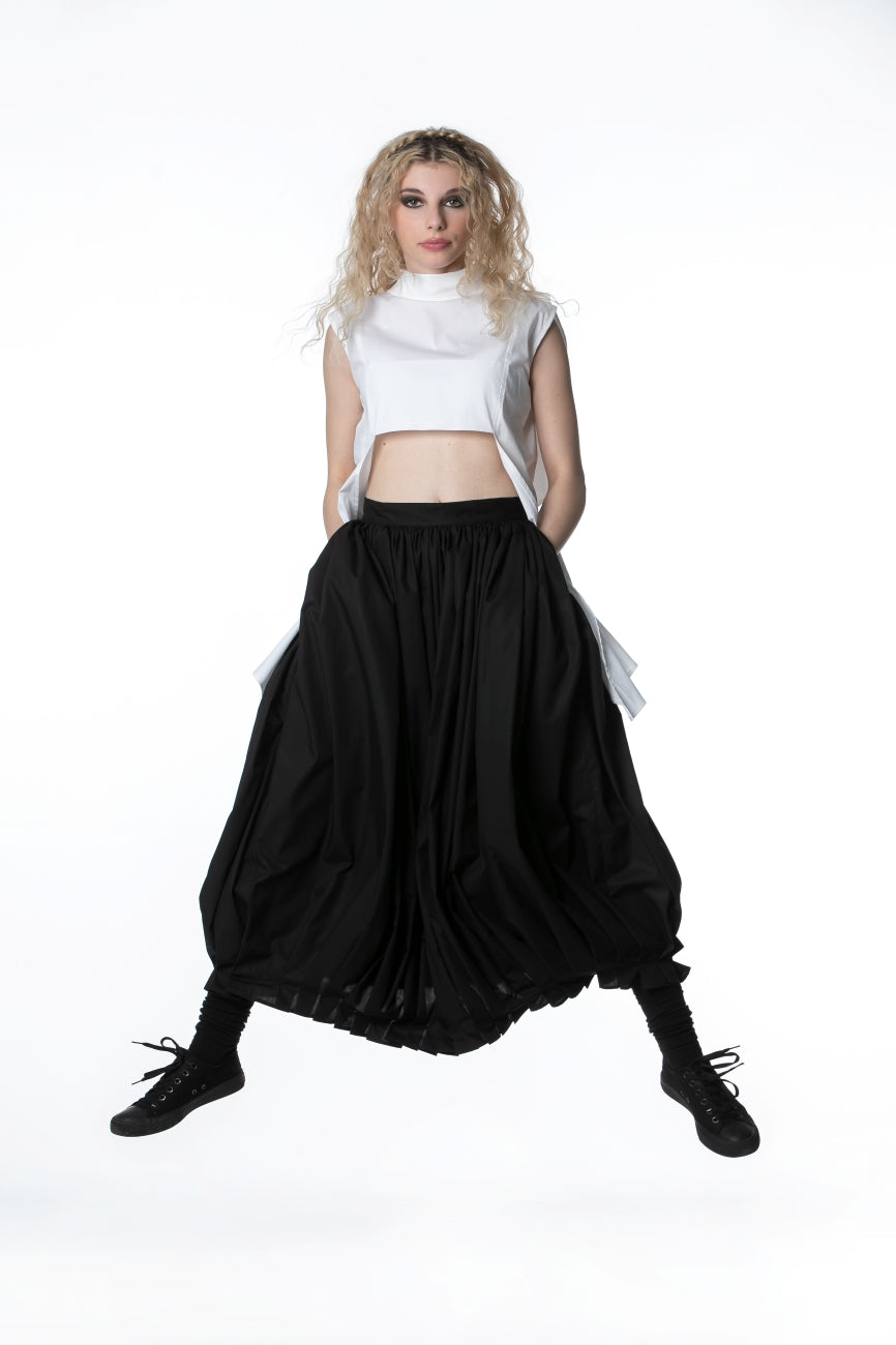 Black Maxi Skirt With High Waist