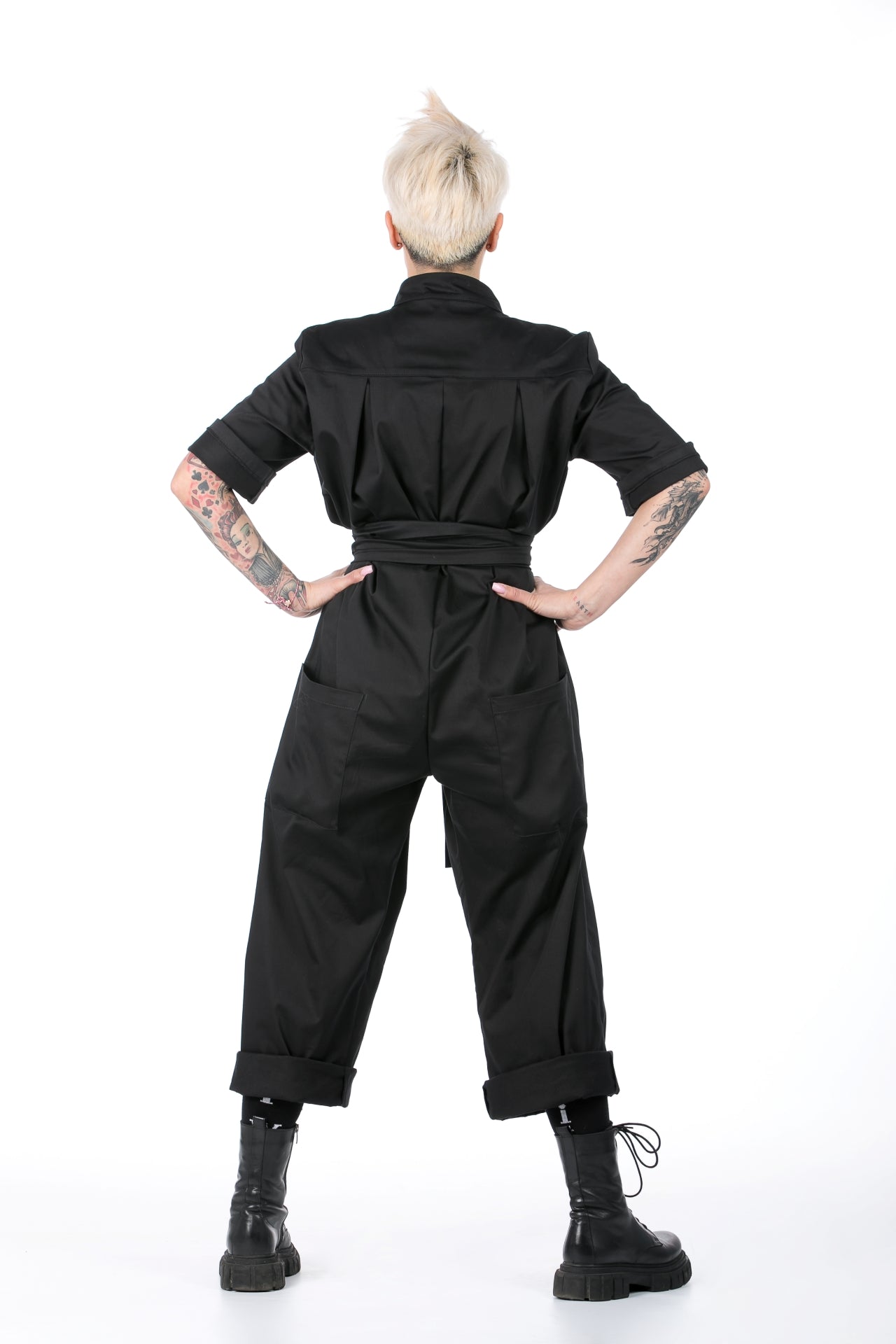 Short Sleeve Casual Jumpsuit