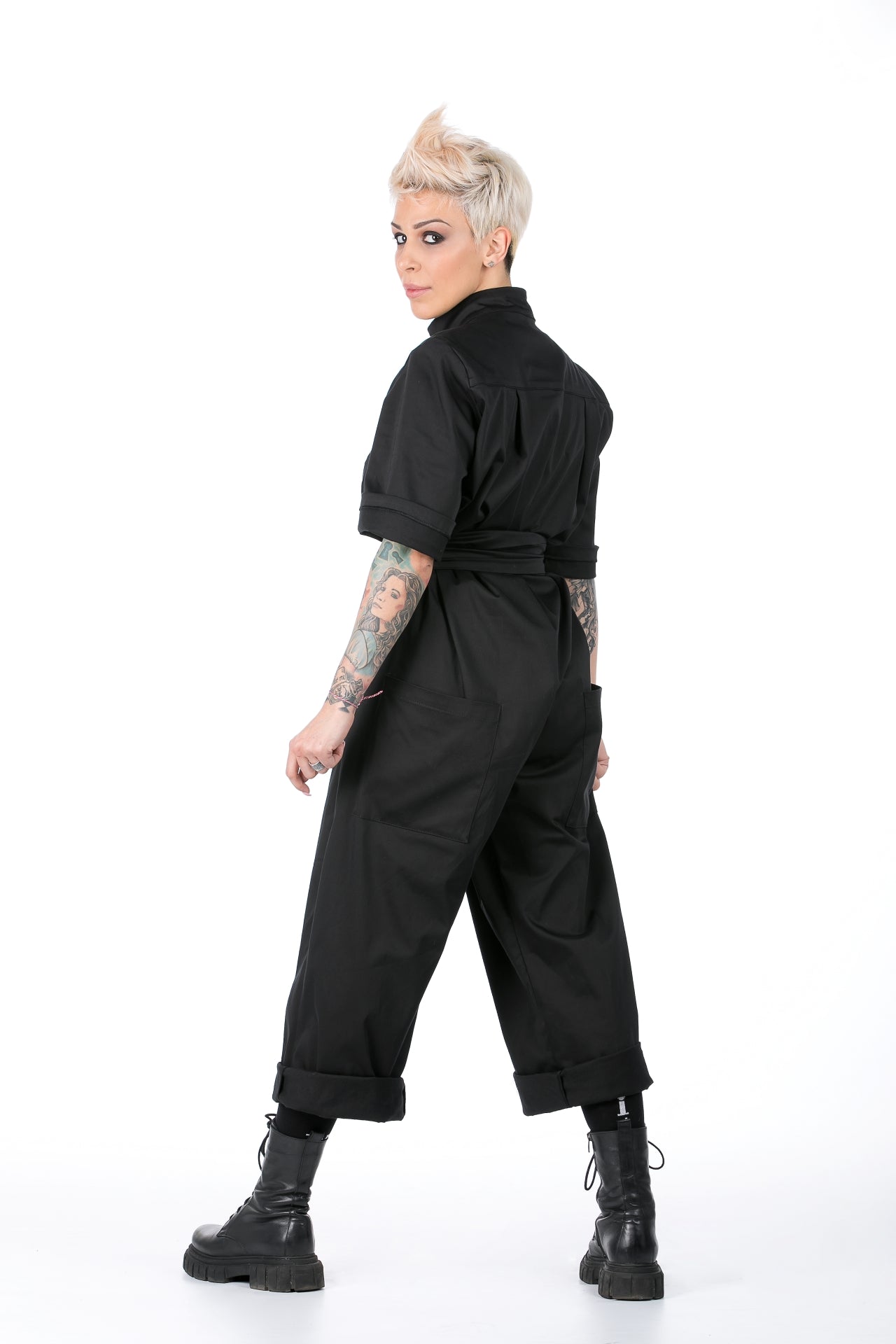 Short Sleeve Casual Jumpsuit