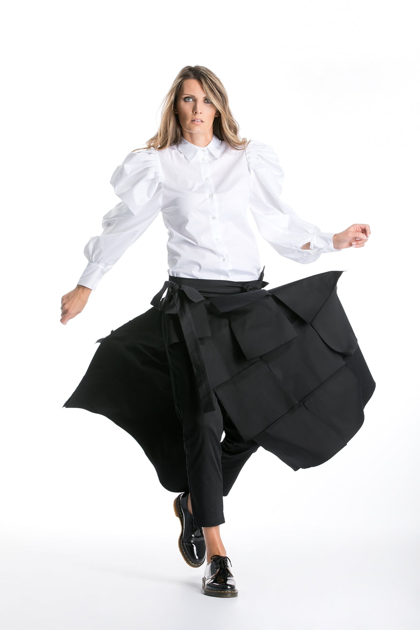 Pants With Detachable Skirt