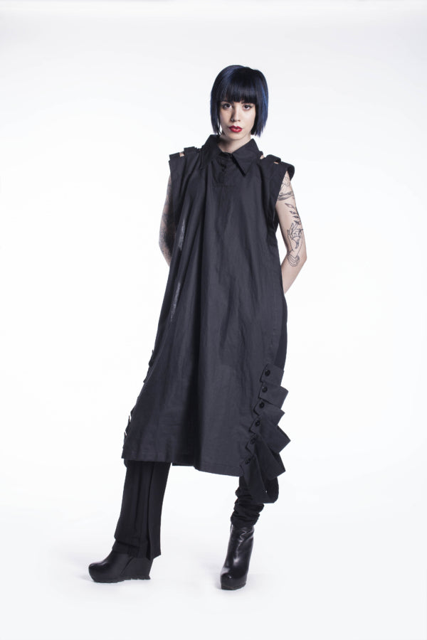 Long Deconstructed Vest