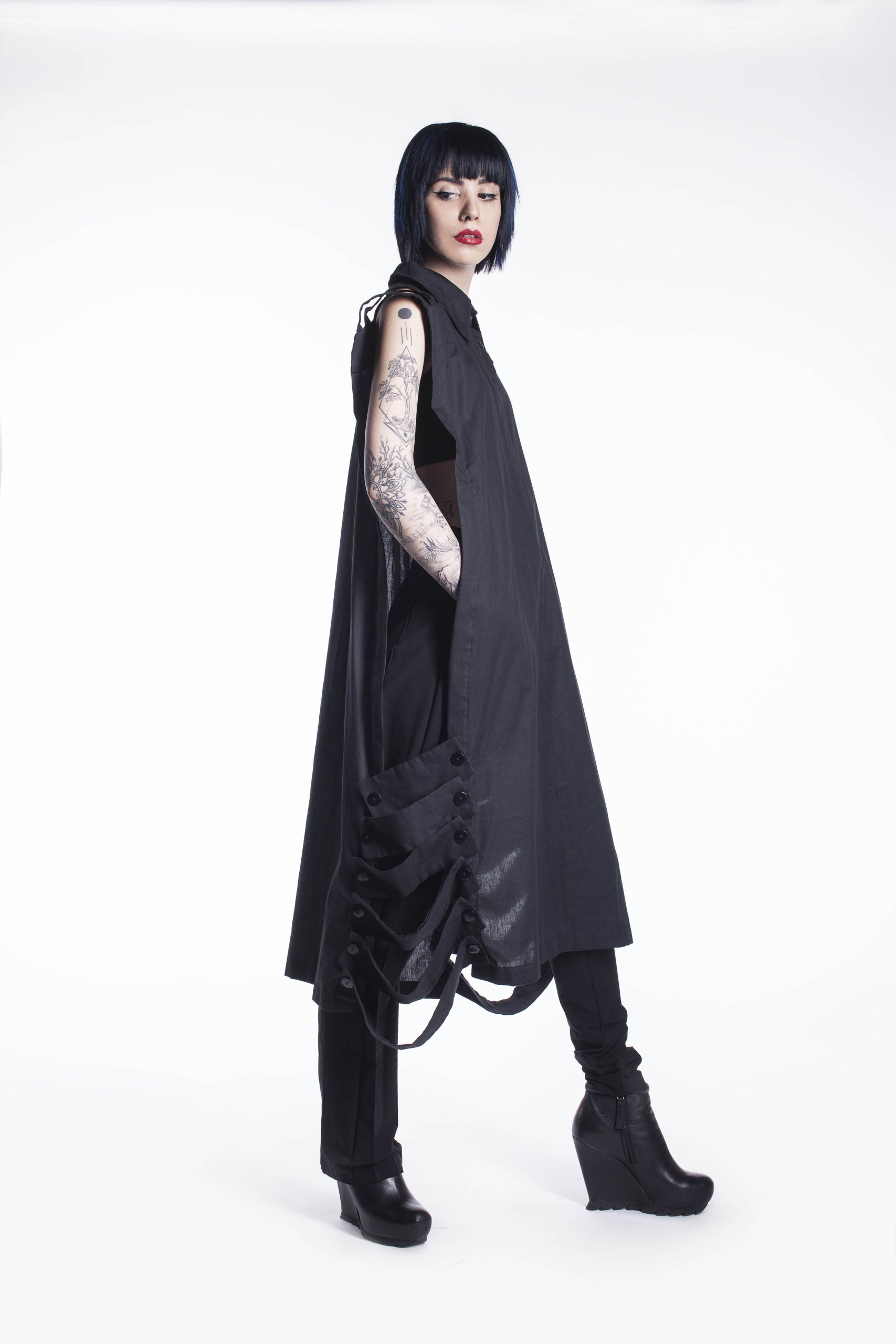 Long Deconstructed Vest