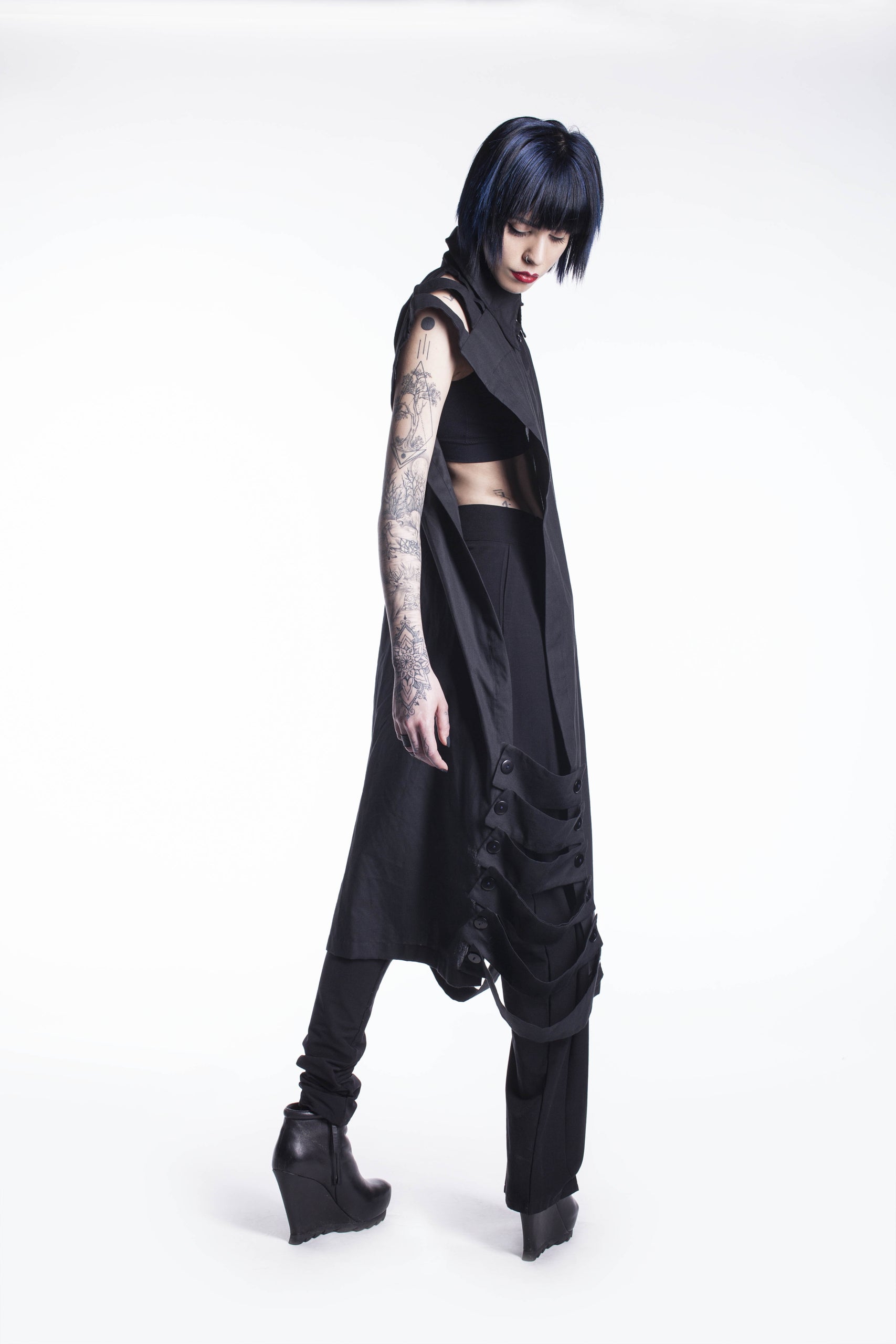 Long Deconstructed Vest