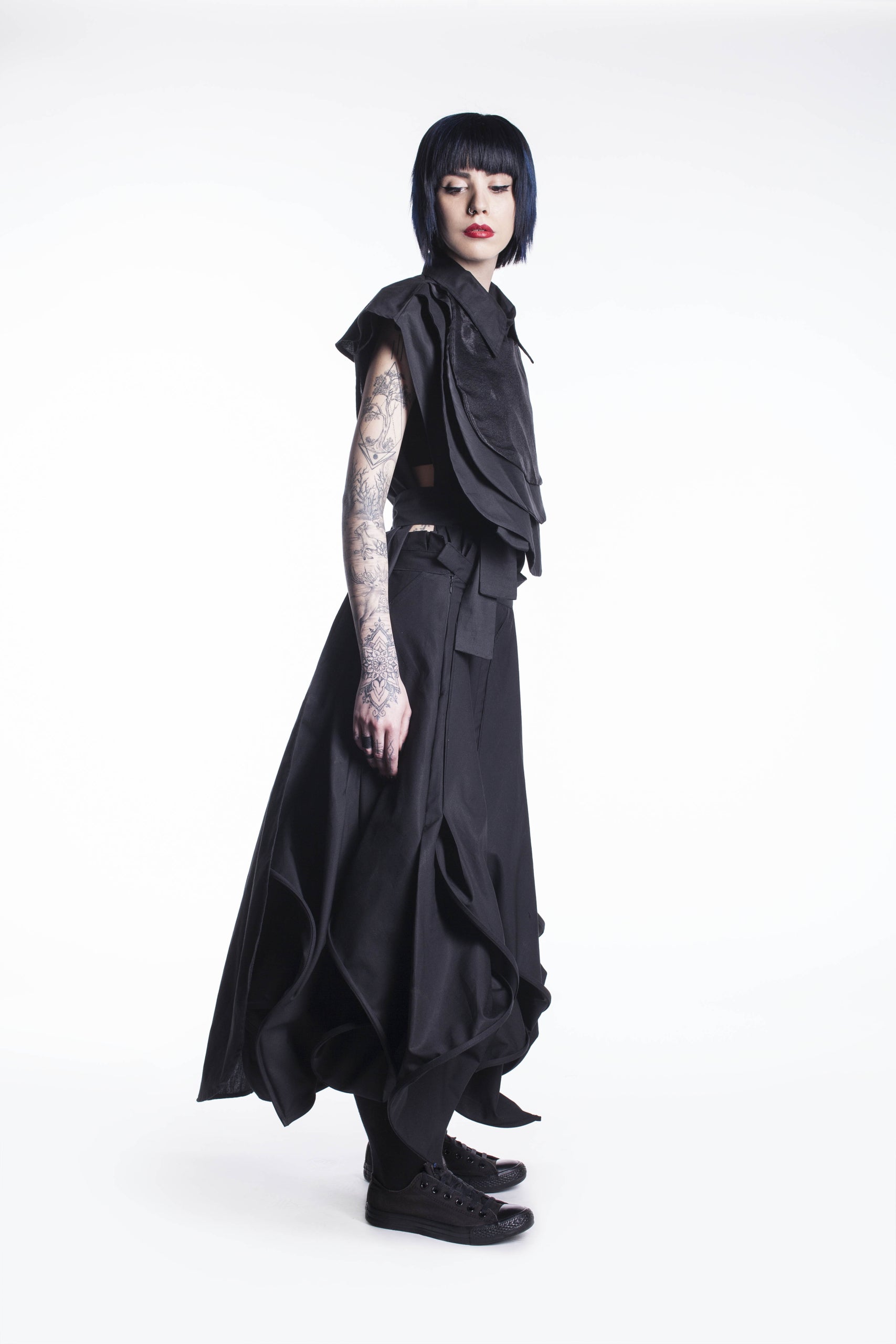 Long Deconstructed Skirt