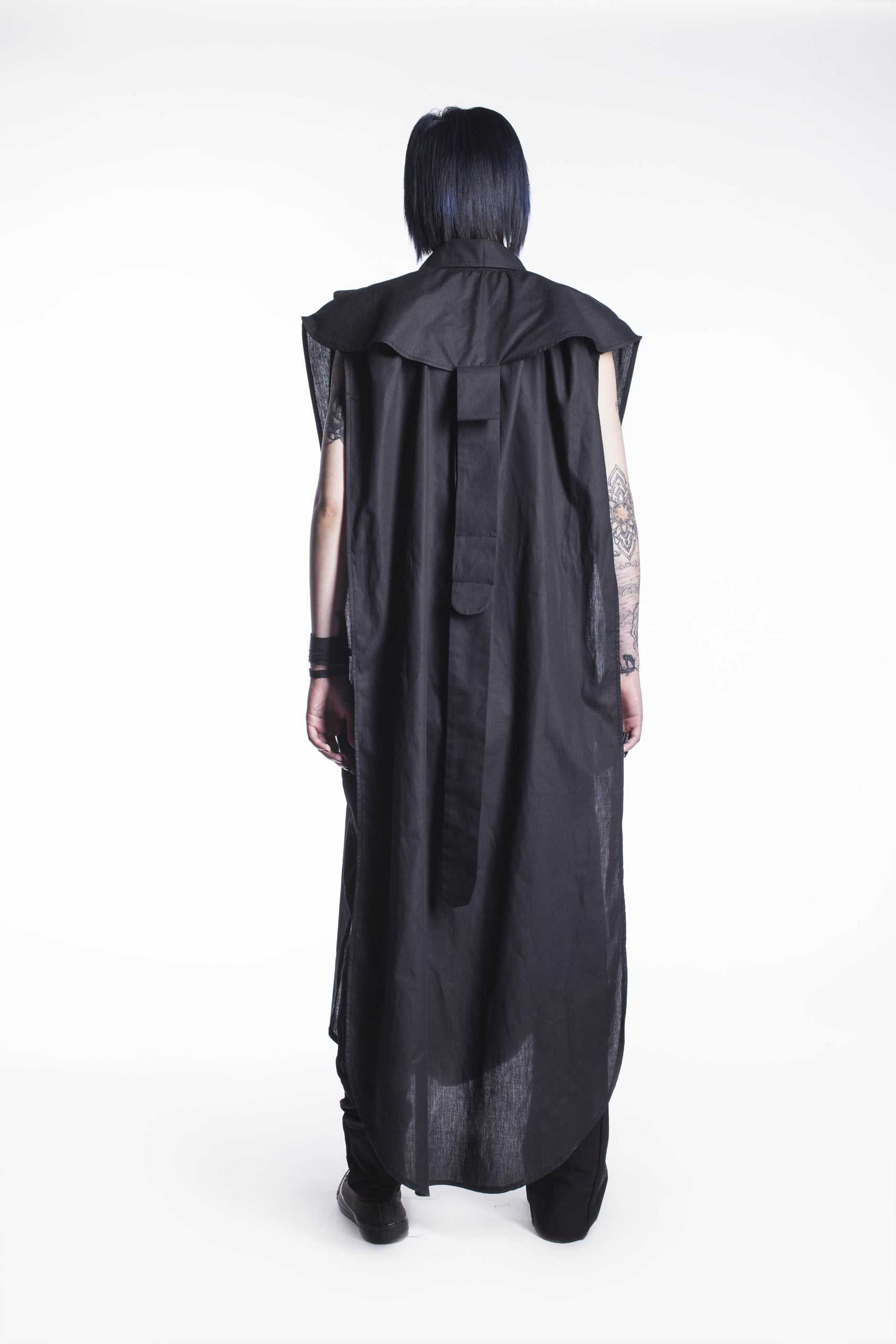 Oversized Top with Jabot